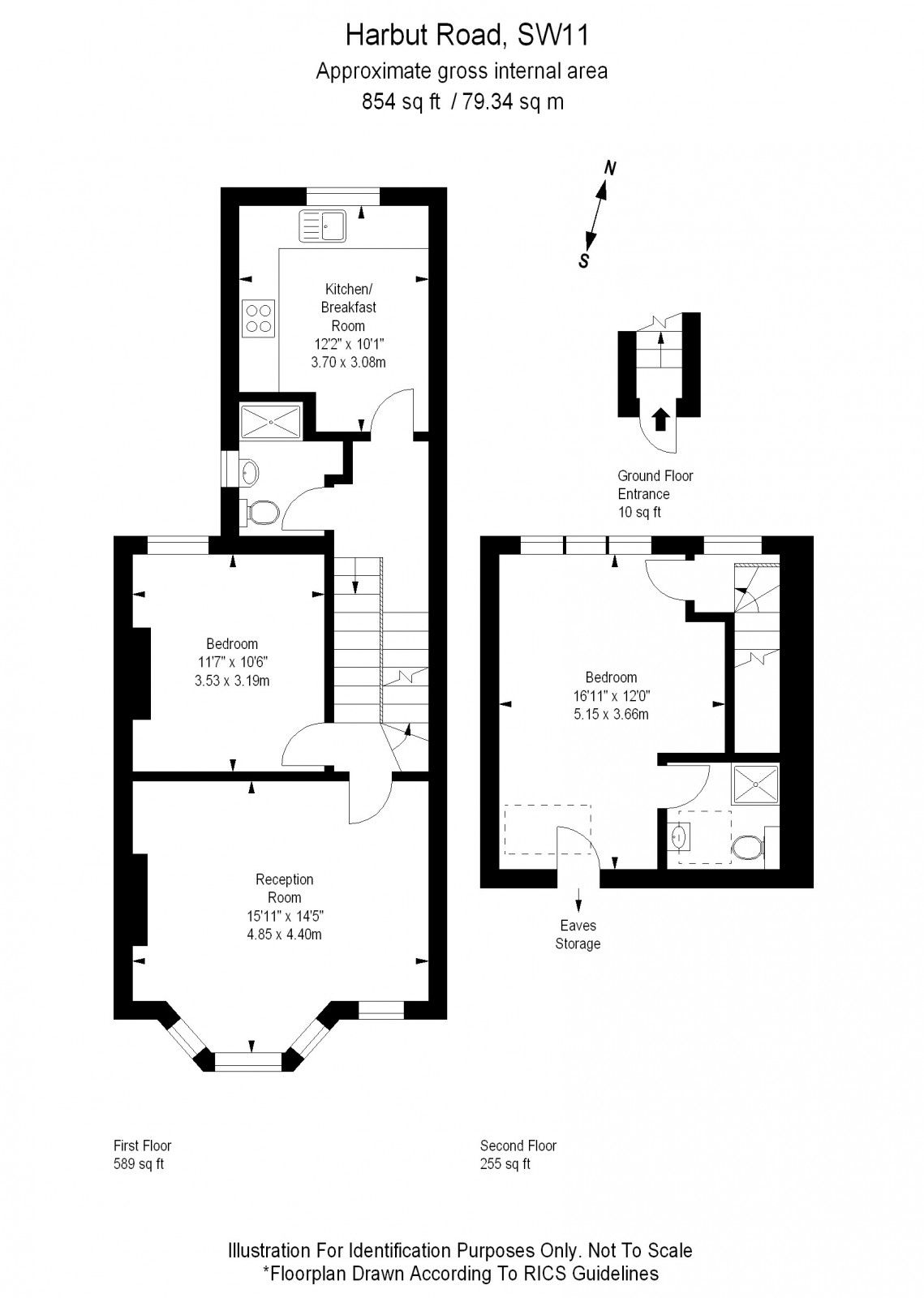 2 bed flat for sale in Harbut Road, London SW11 Zoopla