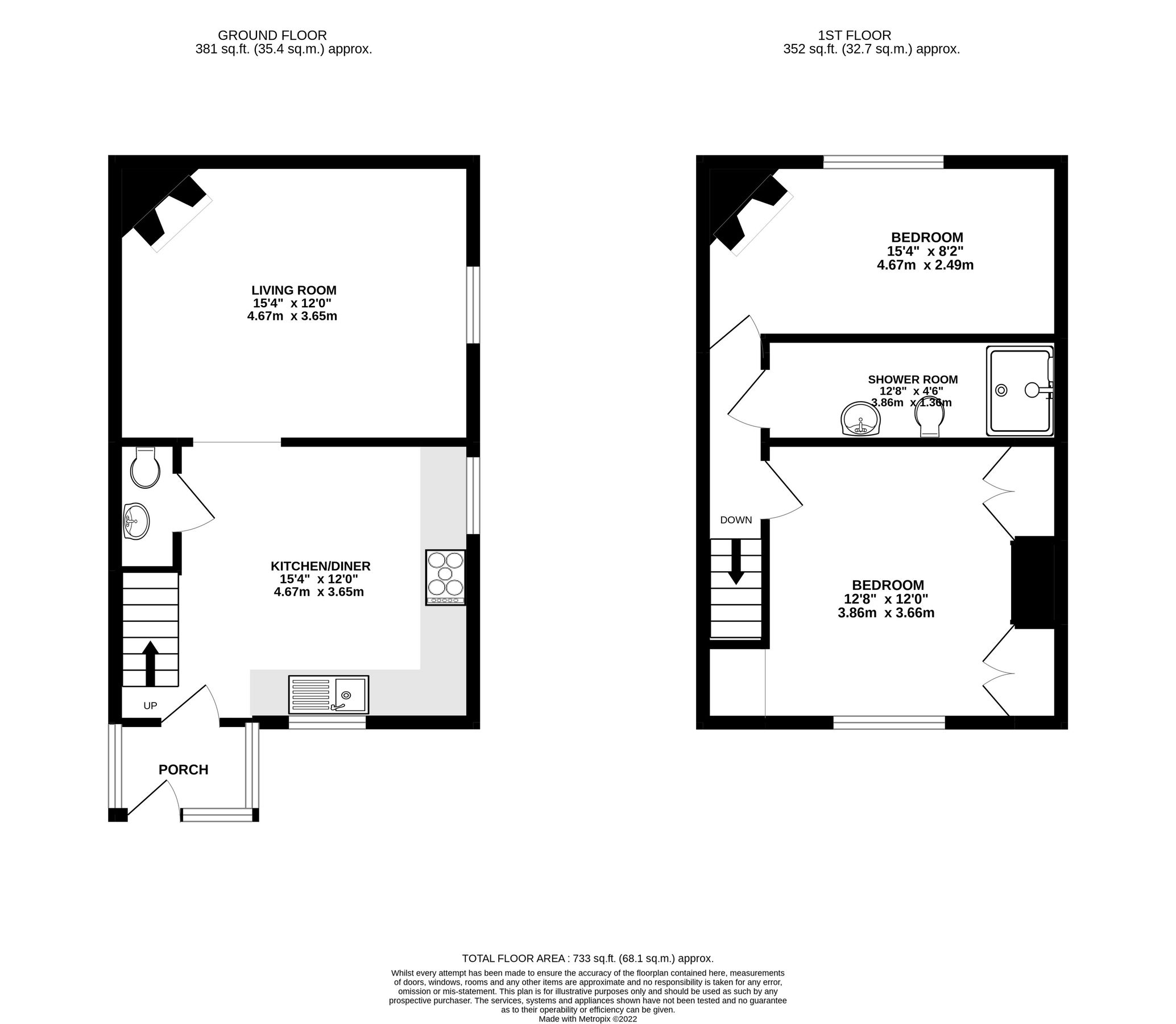 2 bed property for sale in Rosedene, Main Road, Plumtree, Nottingham