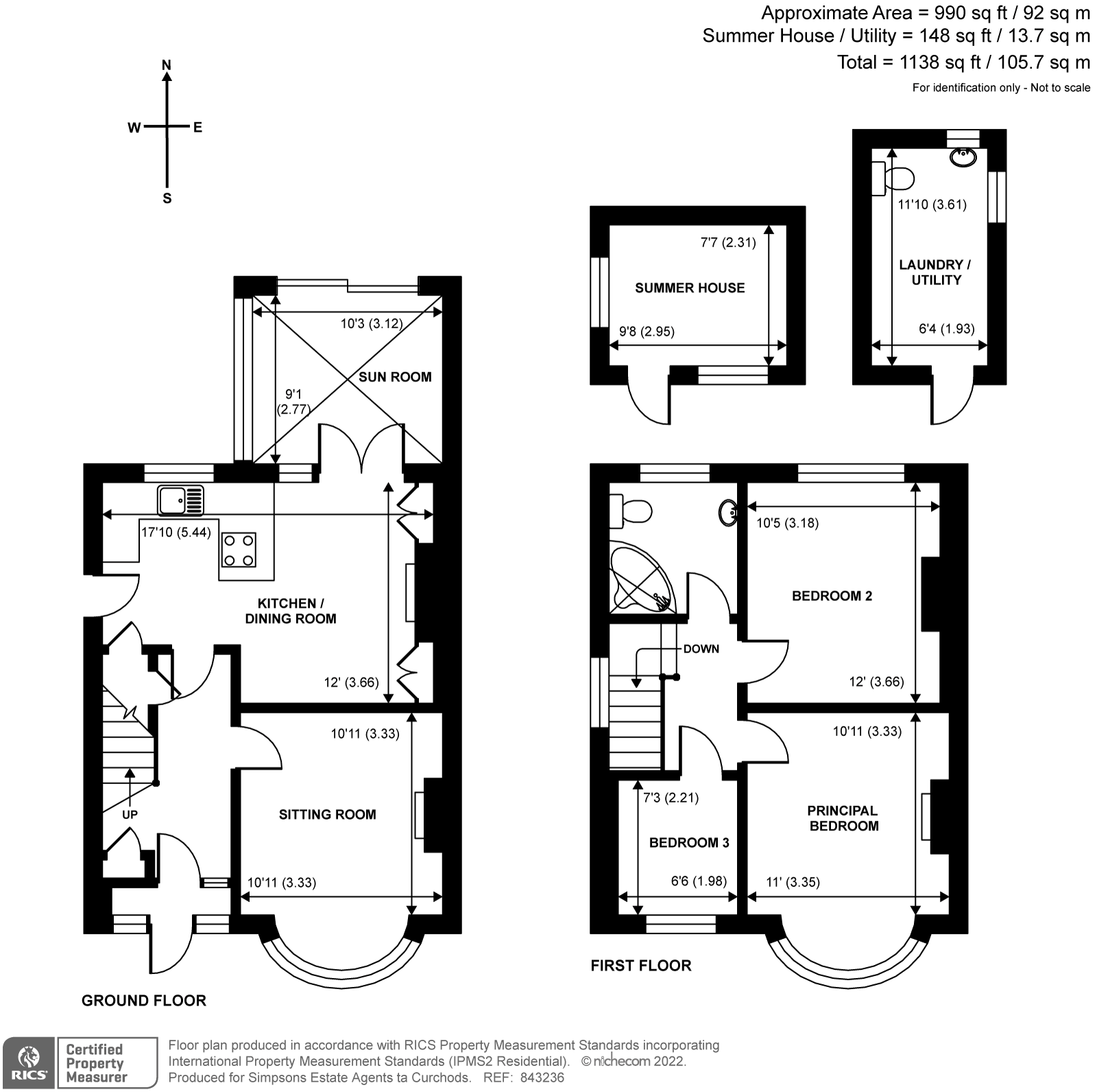 3 bed semidetached house for sale in Woodlands Avenue, West Byfleet