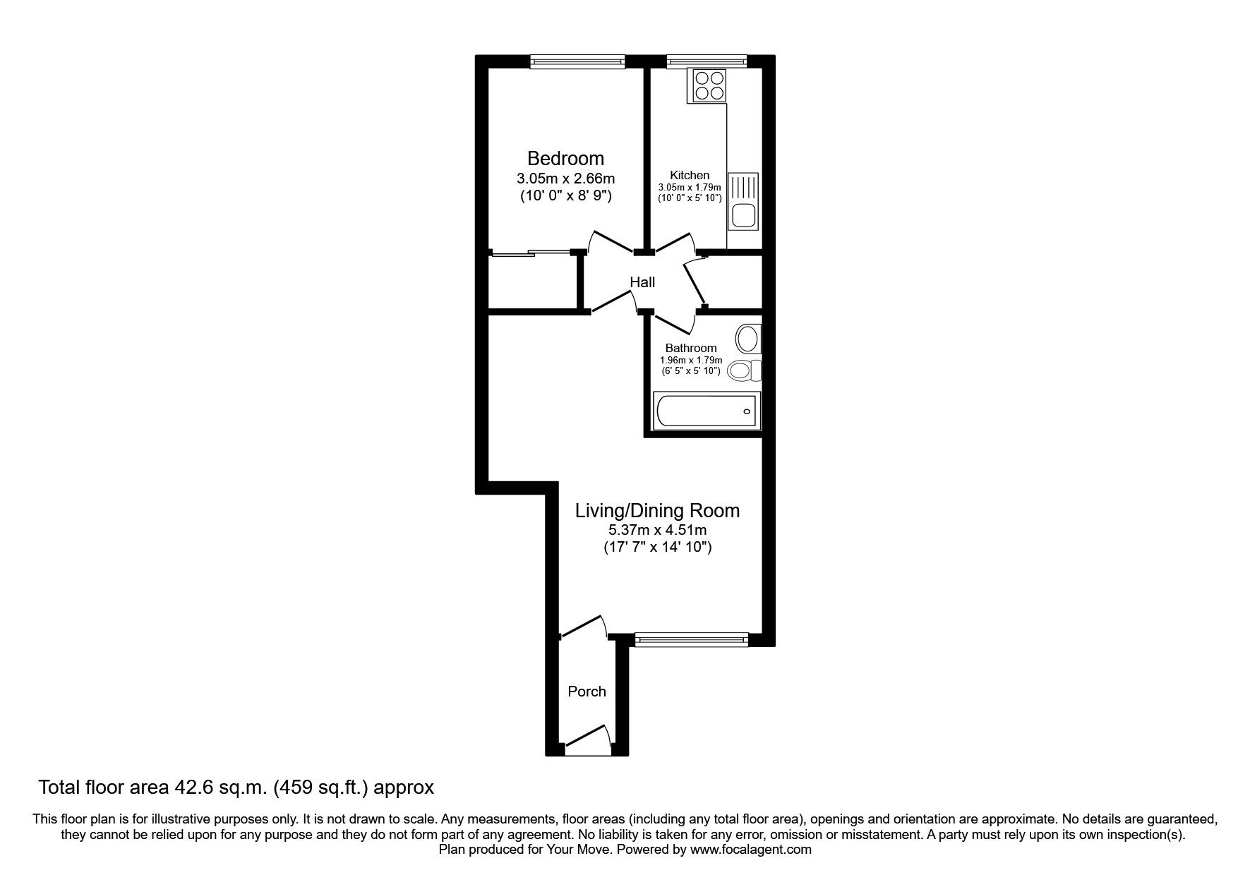 1 bed flat for sale in Lamberton Avenue, Stirling, Stirlingshire FK7