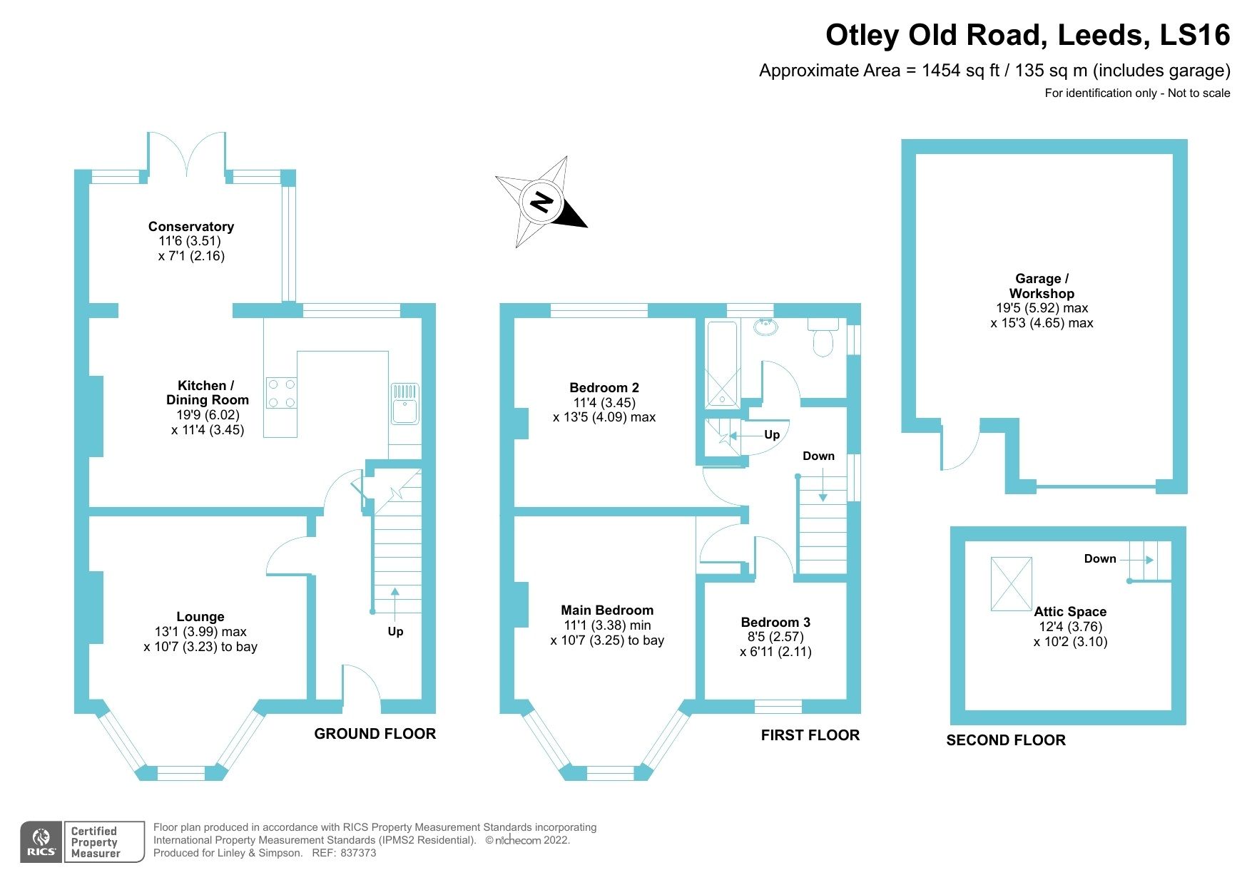 3 bed detached house for sale in Otley Old Road, Leeds, West Yorkshire