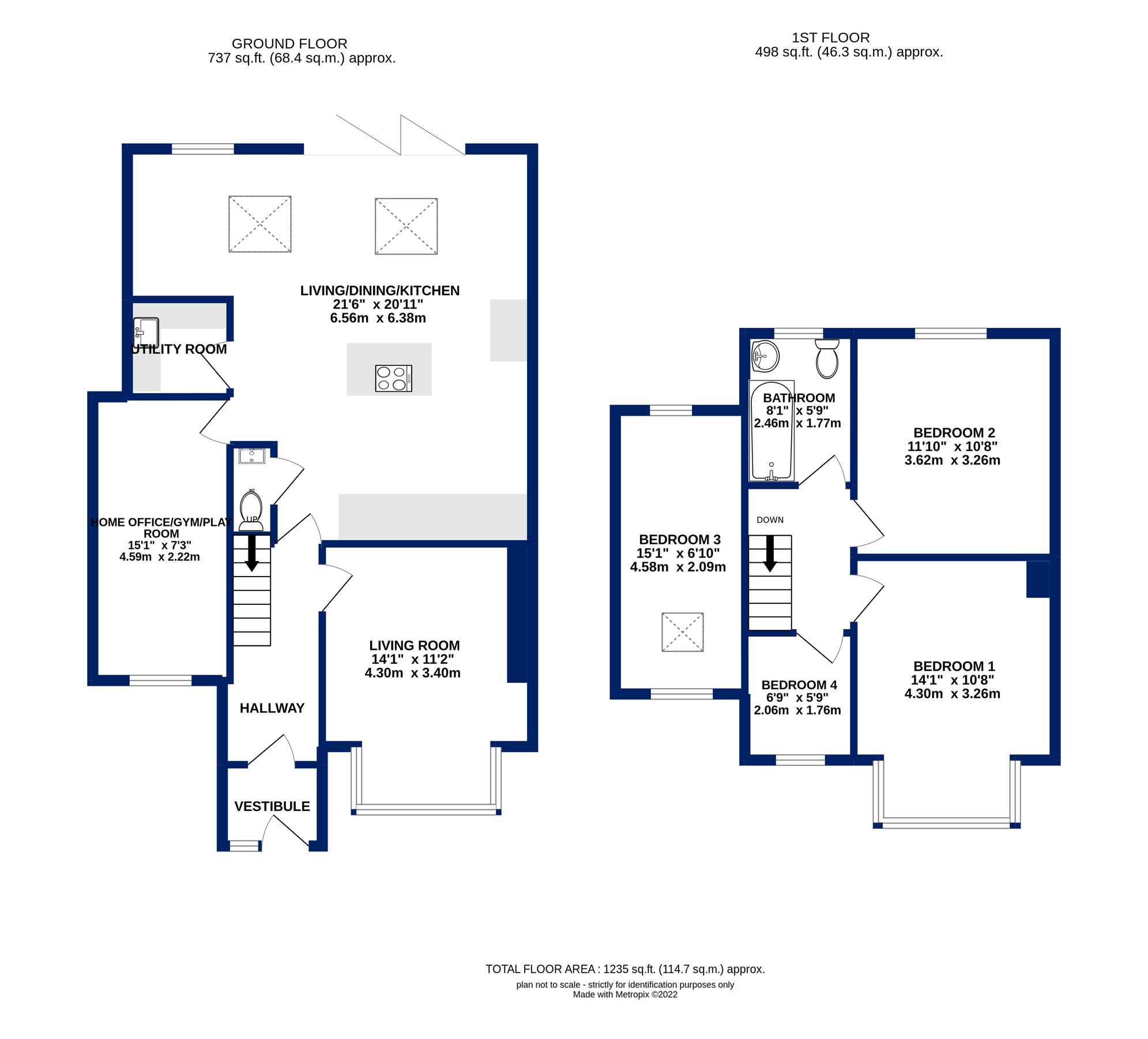 4 bed semidetached house for sale in Woodhall Road, Calverley, Pudsey