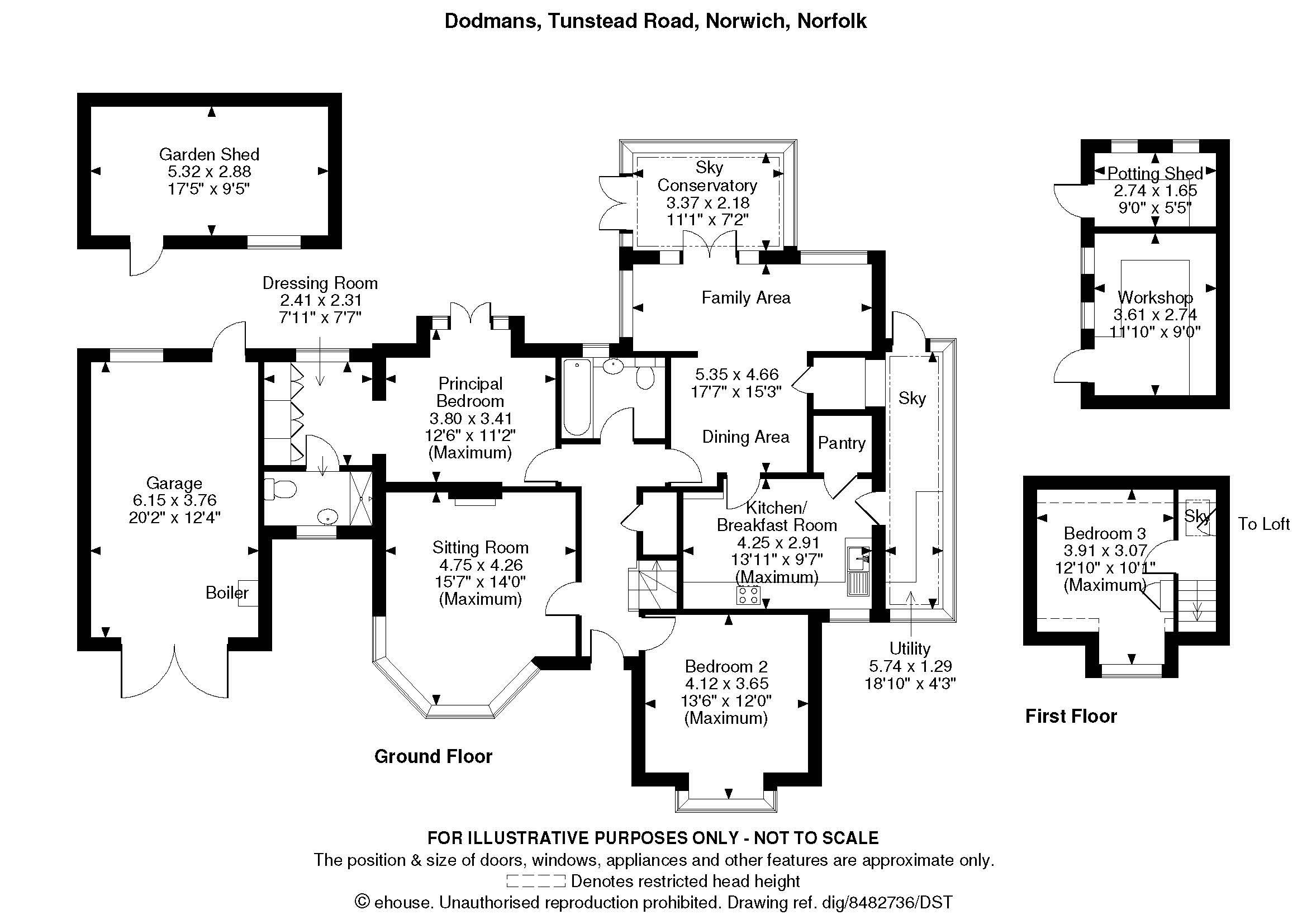 3 bed detached house for sale in Tunstead Road, Hoveton, Norwich NR12