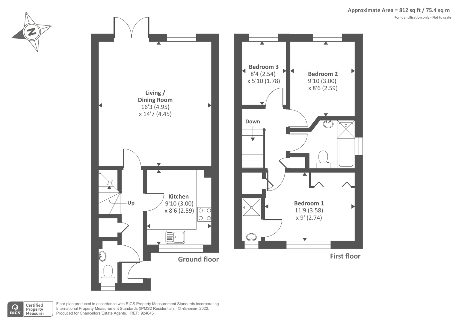 3 bed terraced house for sale in Woking, Surrey GU21 Zoopla