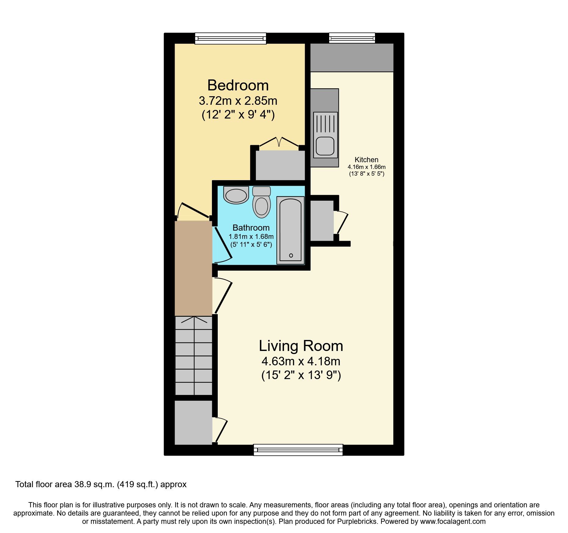 1 bed flat for sale in Stanmore Crescent, Lanark ML11 Zoopla