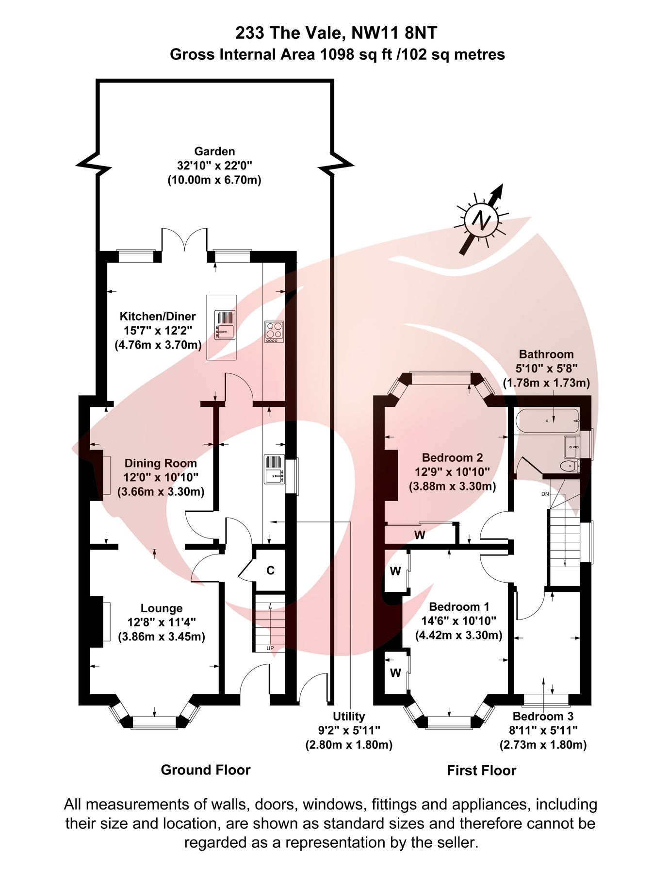 3 bed semidetached house for sale in The Vale, Golders Green Estate