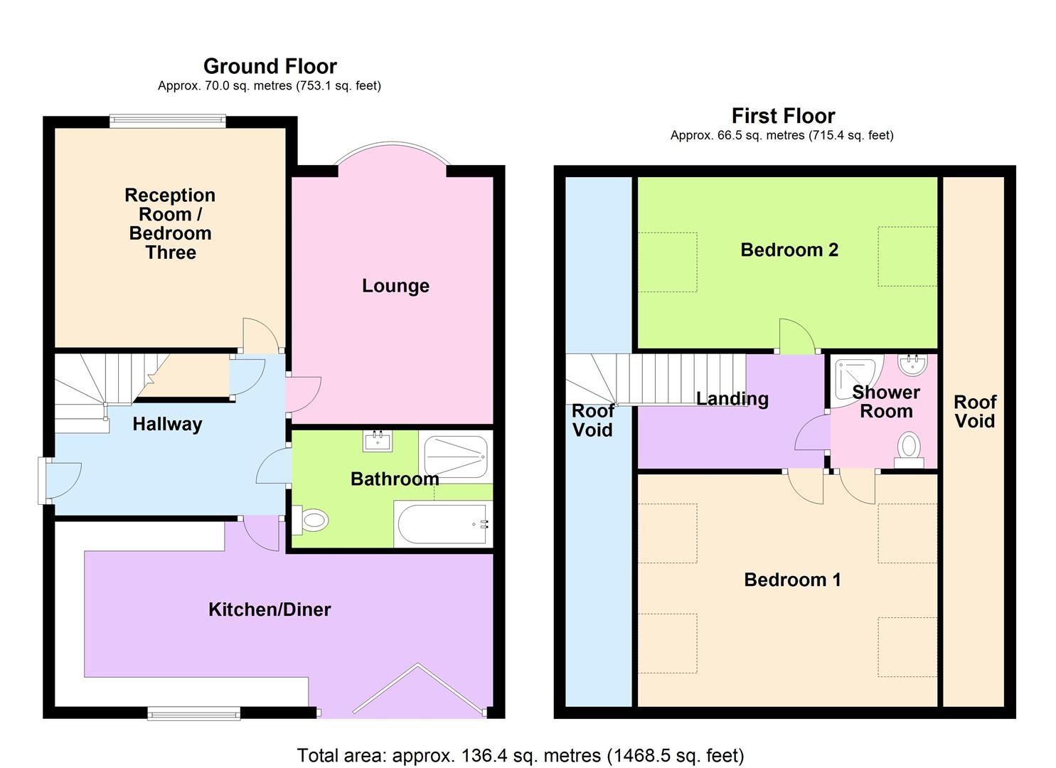 New home, 3 bed detached bungalow for sale in Clos Cae Derw