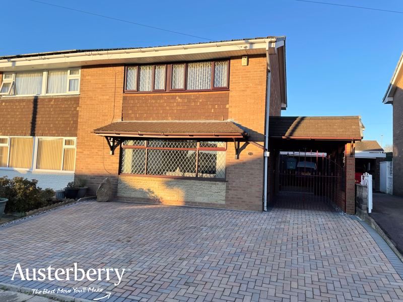 3 bed semidetached house for sale in Langland Drive, Blurton, StokeOn