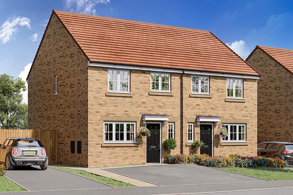 New home, 3 bed property for sale in "Caddington" at Westway, Eastfield