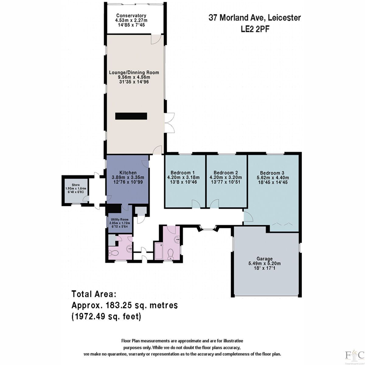 3 bed detached bungalow for sale in Morland Avenue, Leicester LE2 Zoopla