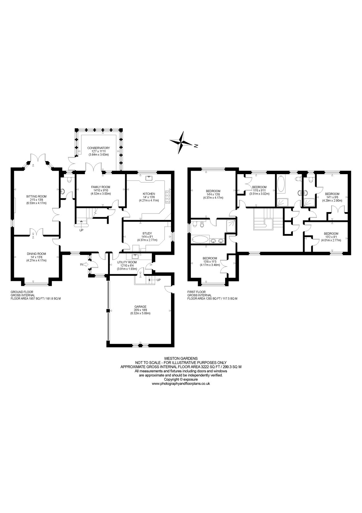5 bed detached house for sale in Weston Gardens, Haddington, East