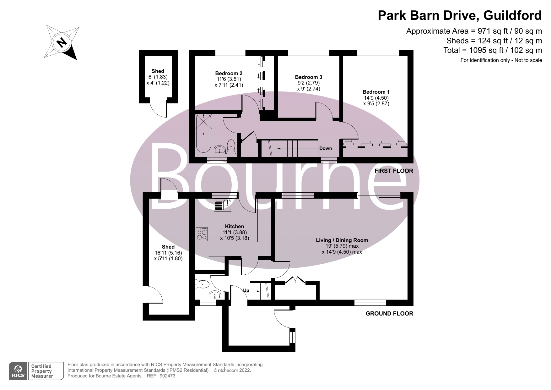 3 bed end terrace house for sale in Park Barn Drive, Guildford GU2 Zoopla