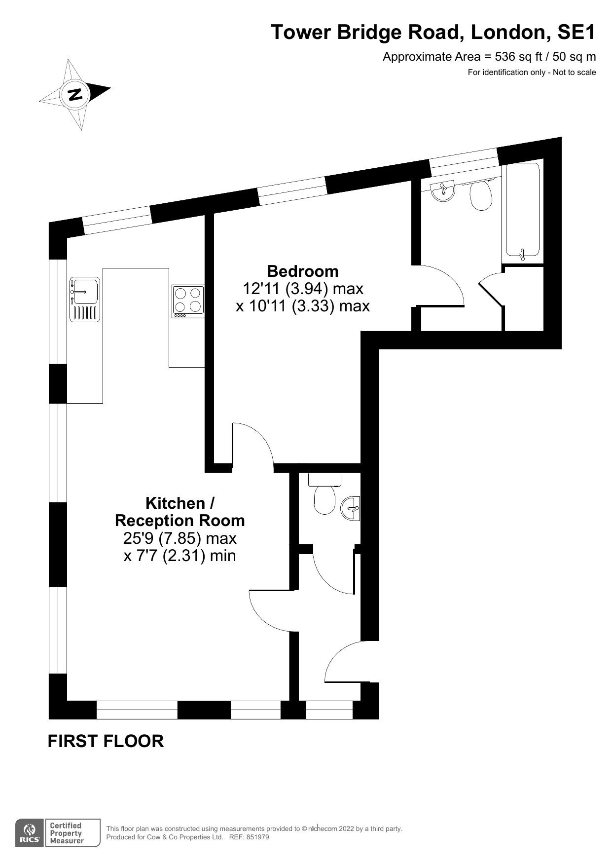 1 bed flat for sale in Tower Bridge Road, London SE1 Zoopla