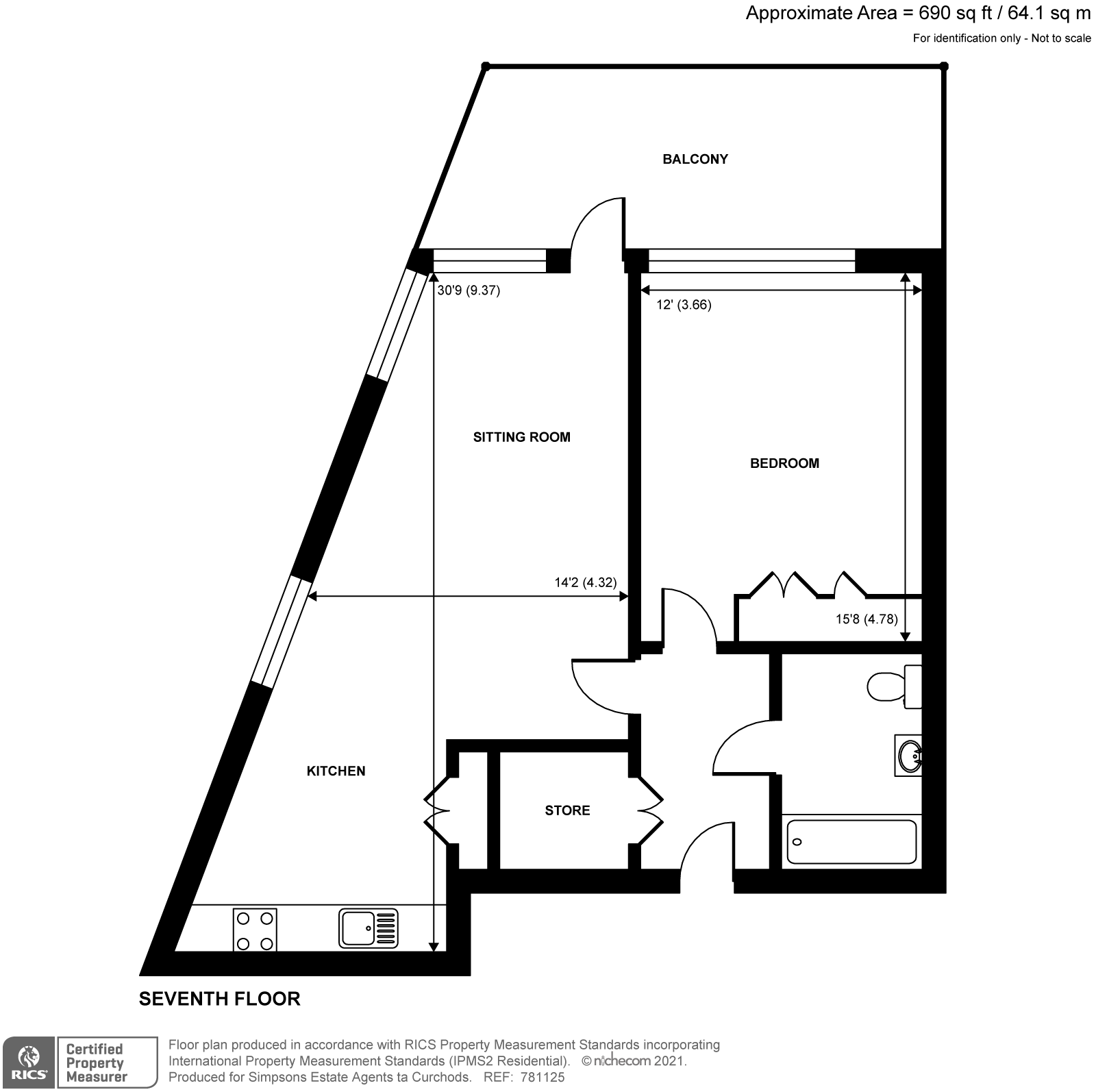 1 bed flat for sale in Queenshurst Square, Kingston Upon Thames KT2