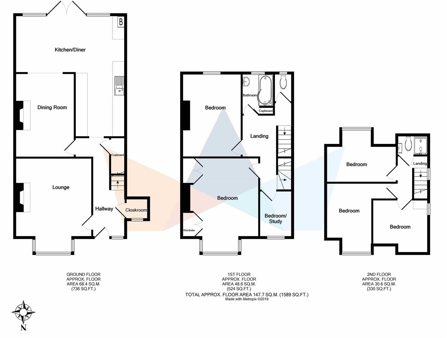 6 bed terraced house for sale in Rancorn Road, Margate CT9 Zoopla