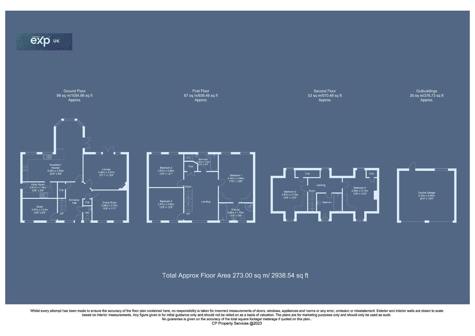 5 bed detached house for sale in Great North Road, Barnby Moor, Retford