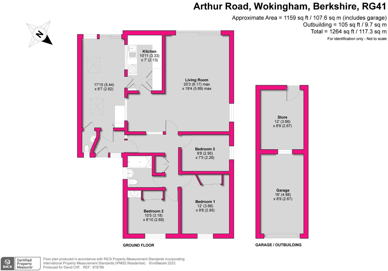 3 bed bungalow for sale in Arthur Road, Wokingham, Berkshire RG41 Zoopla