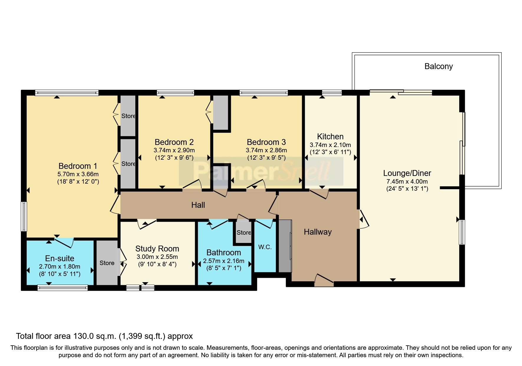 3 bed flat for sale in Admirals Walk, West Cliff Road, Bournemouth