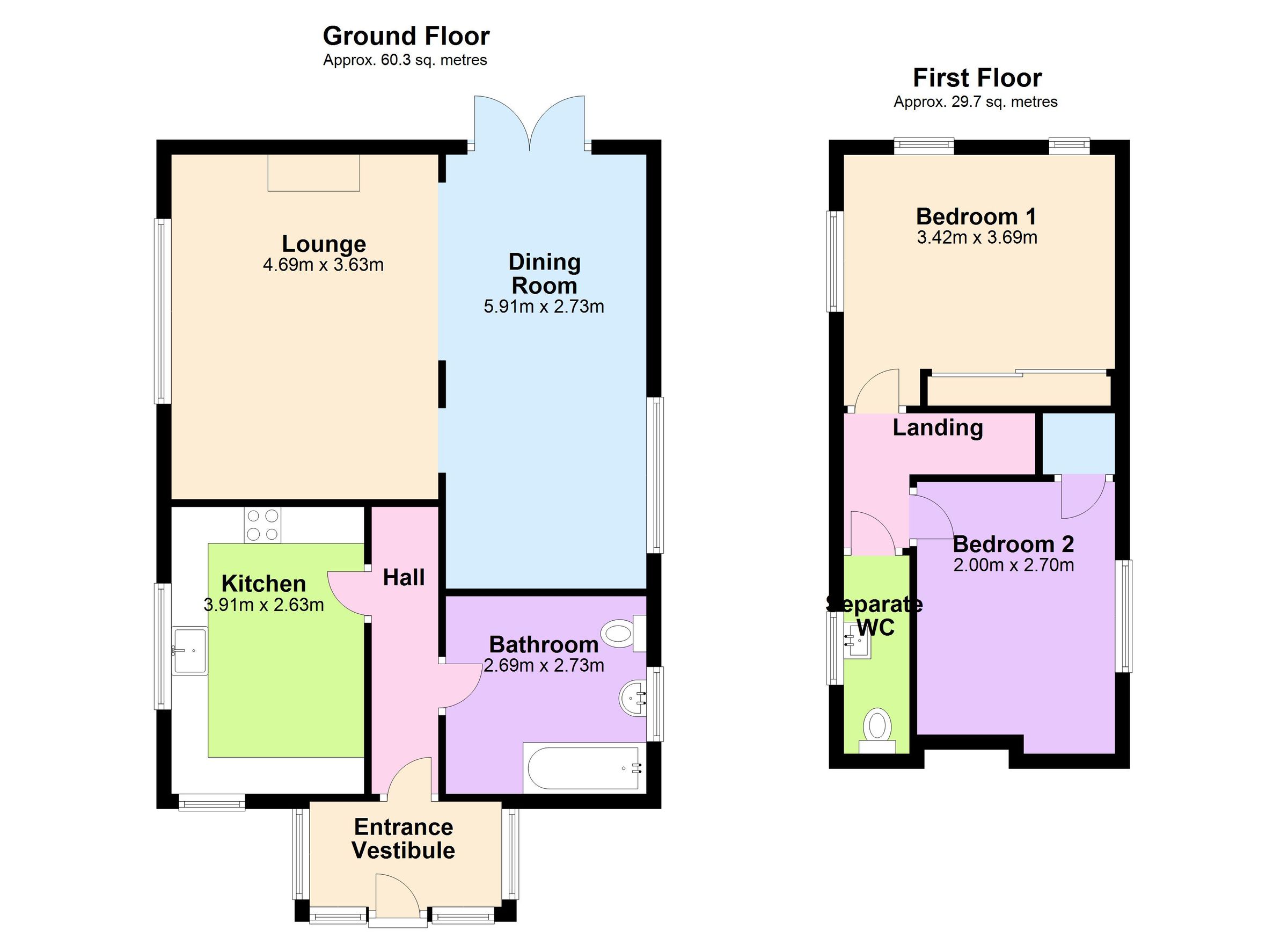 2 bed detached house for sale in Fan Field Farm Cottages, Lindrick Dale
