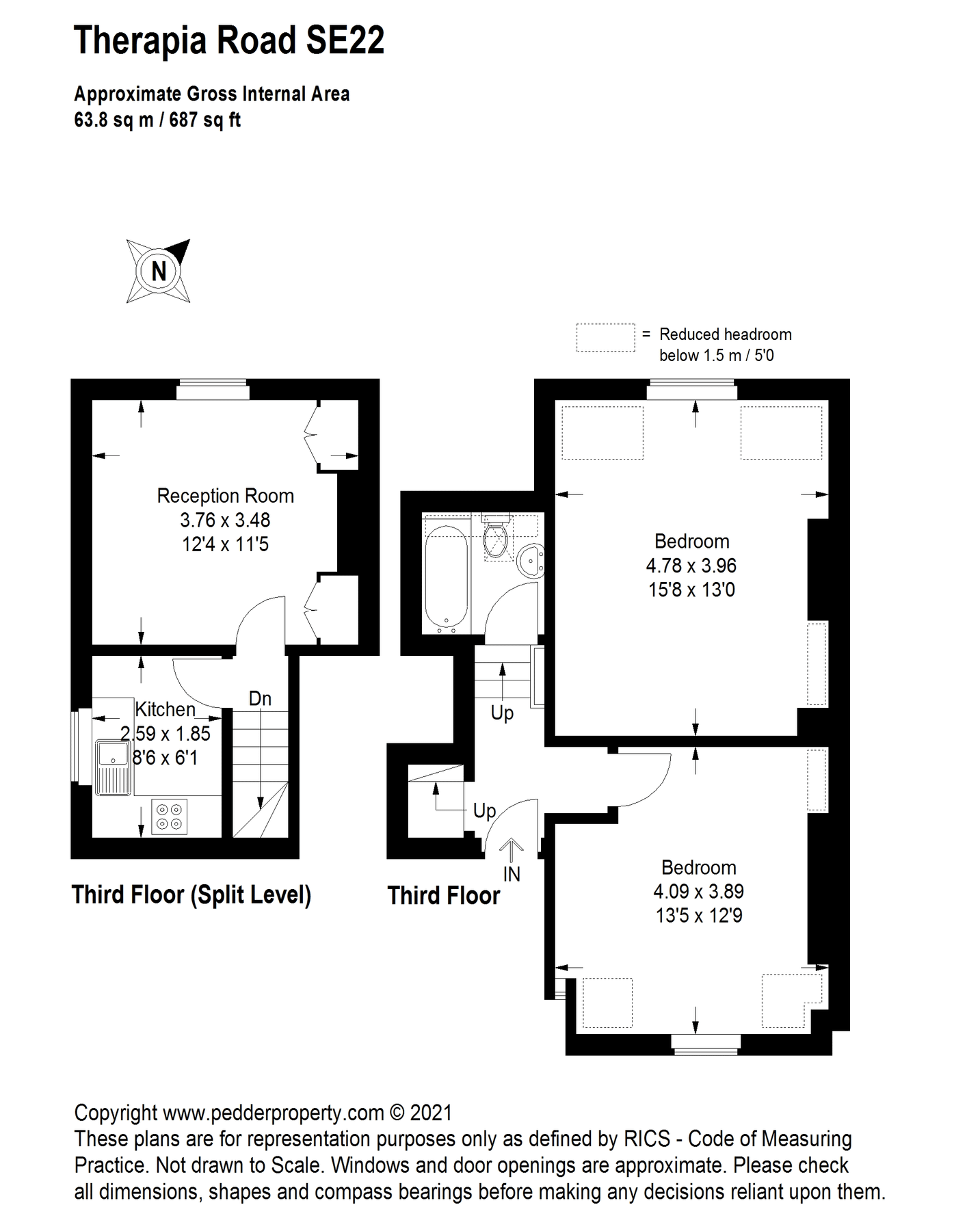 2 bed flat for sale in Therapia Road, East Dulwich, London SE22 Zoopla