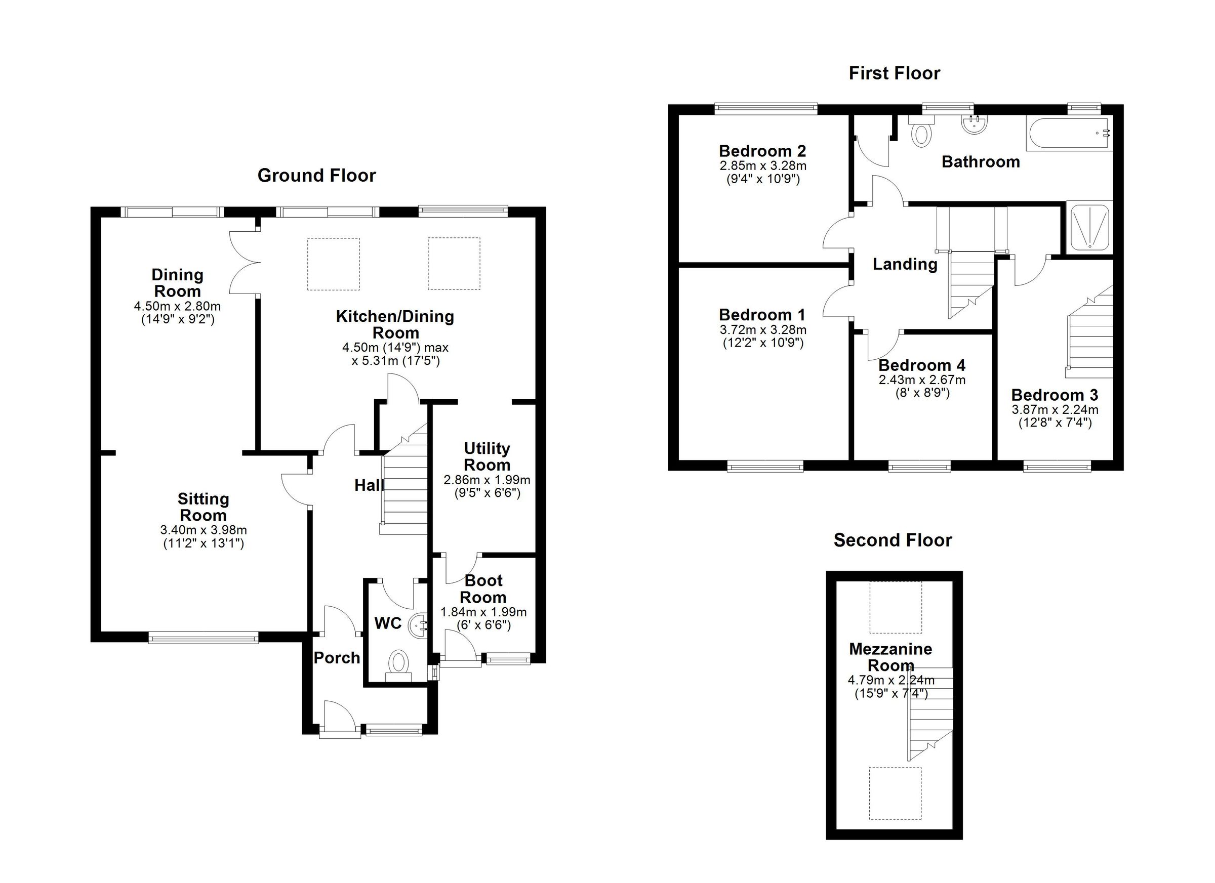 4 bed semidetached house for sale in Ashdale Crescent, Newcastle Upon