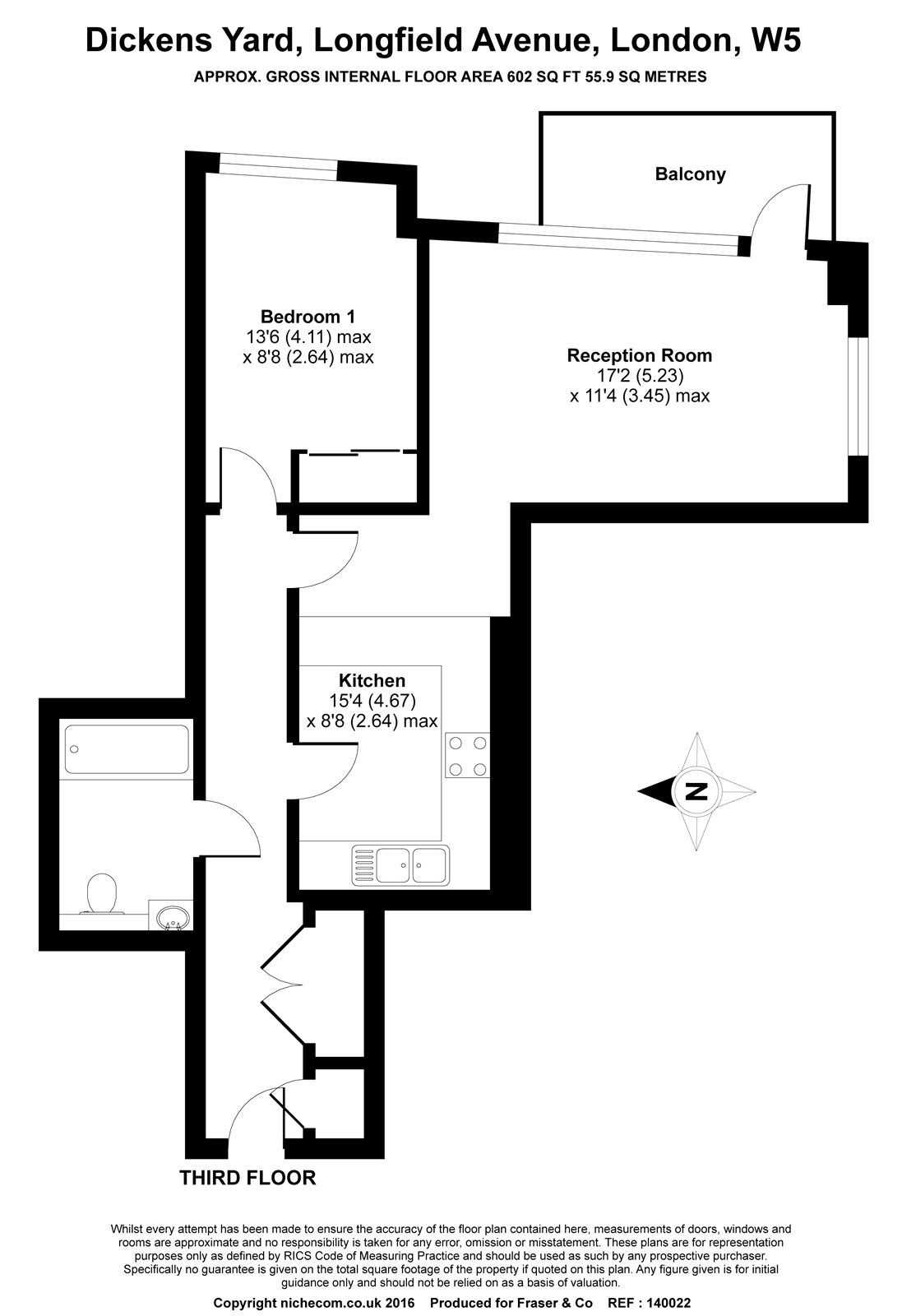 1 bed flat for sale in Dashwood House, Ealing W5 Zoopla