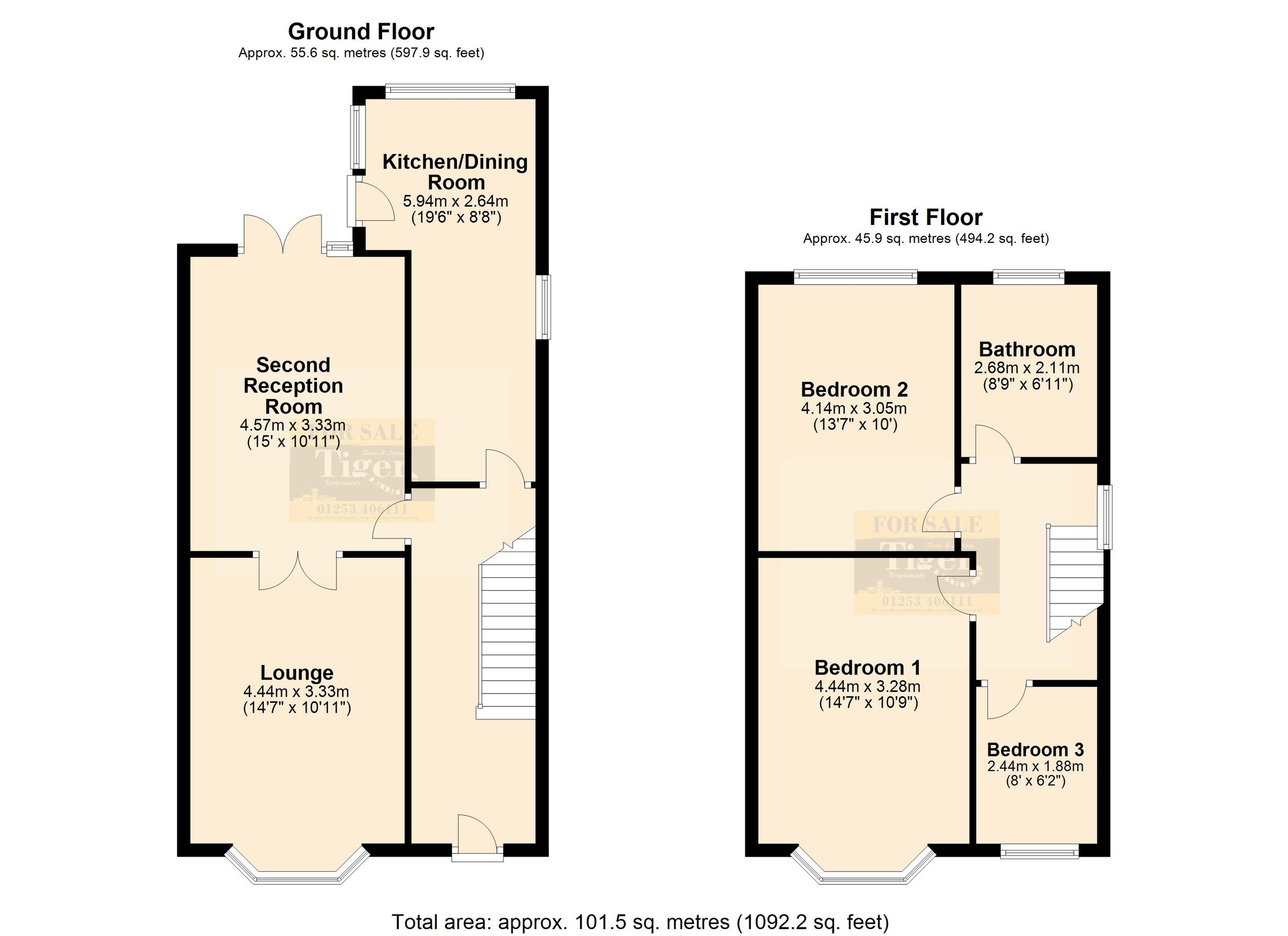 3 bed semidetached house for sale in Blenheim Avenue, Blackpool FY1