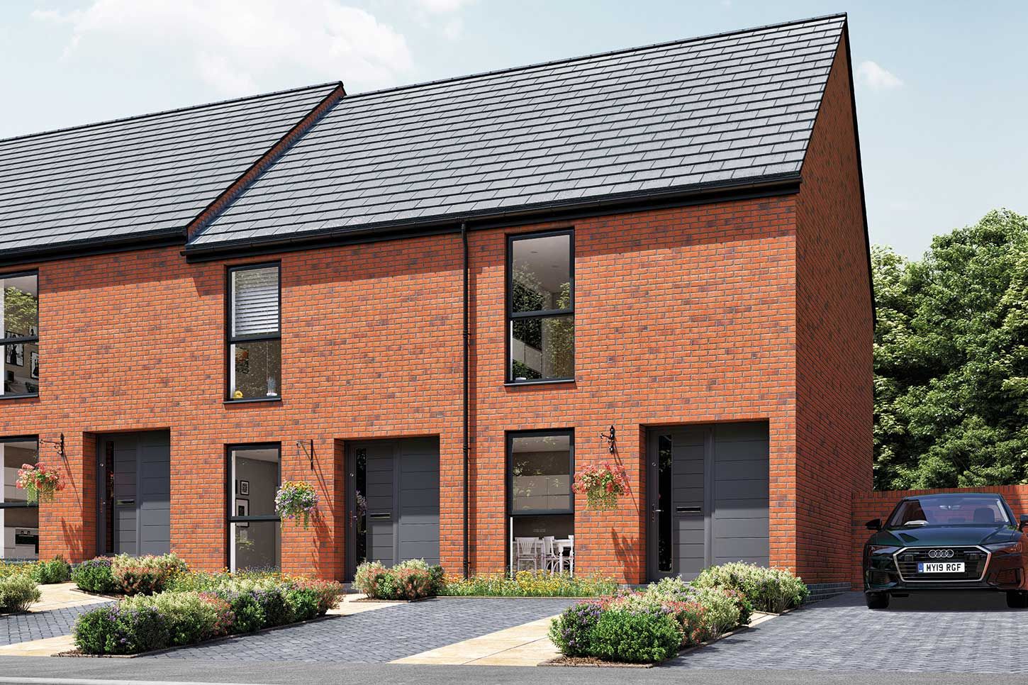 New home, 2 bed end terrace house for sale in "The Cartwright" at