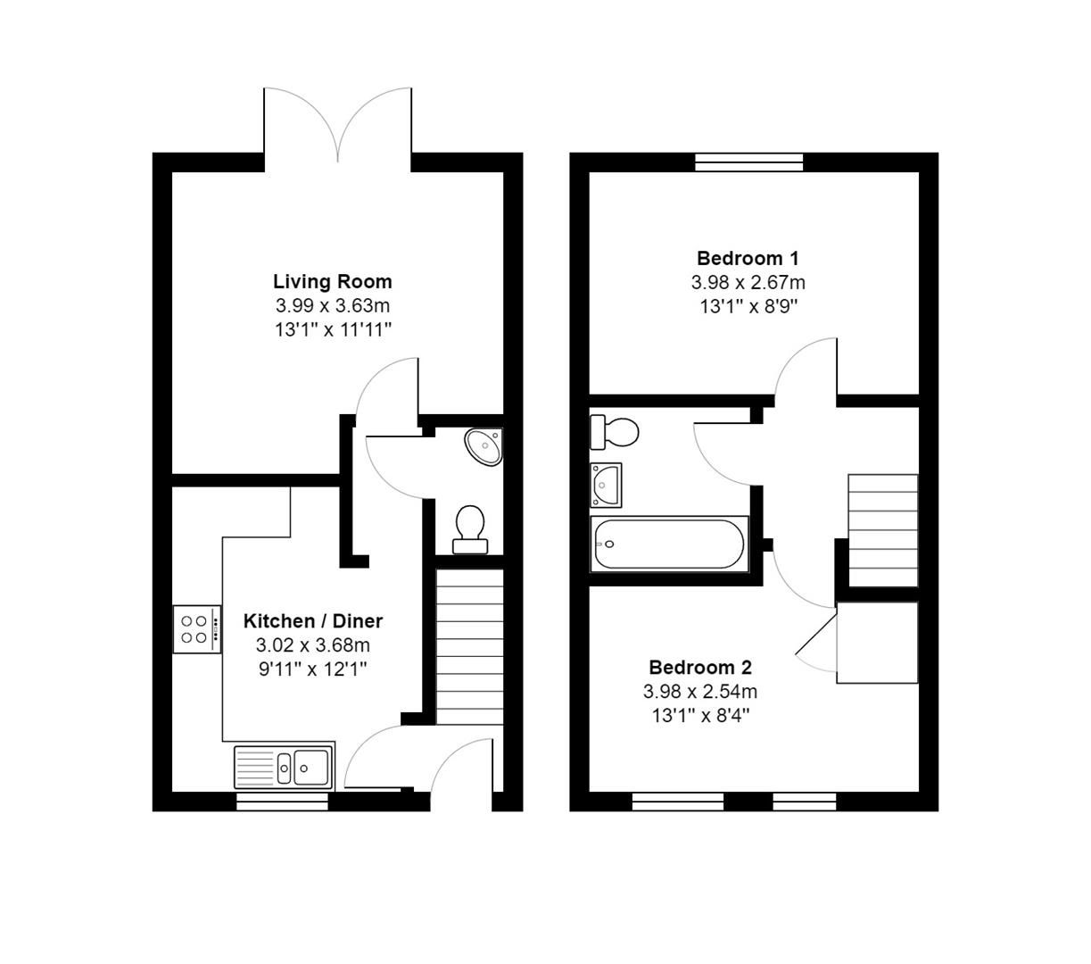 2 bed terraced house for sale in Old Market Road, Bridgwater TA6 Zoopla