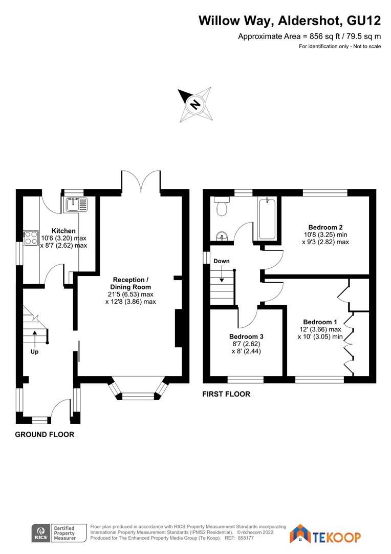 3 bed semidetached house for sale in Willow Way, Aldershot GU12 Zoopla