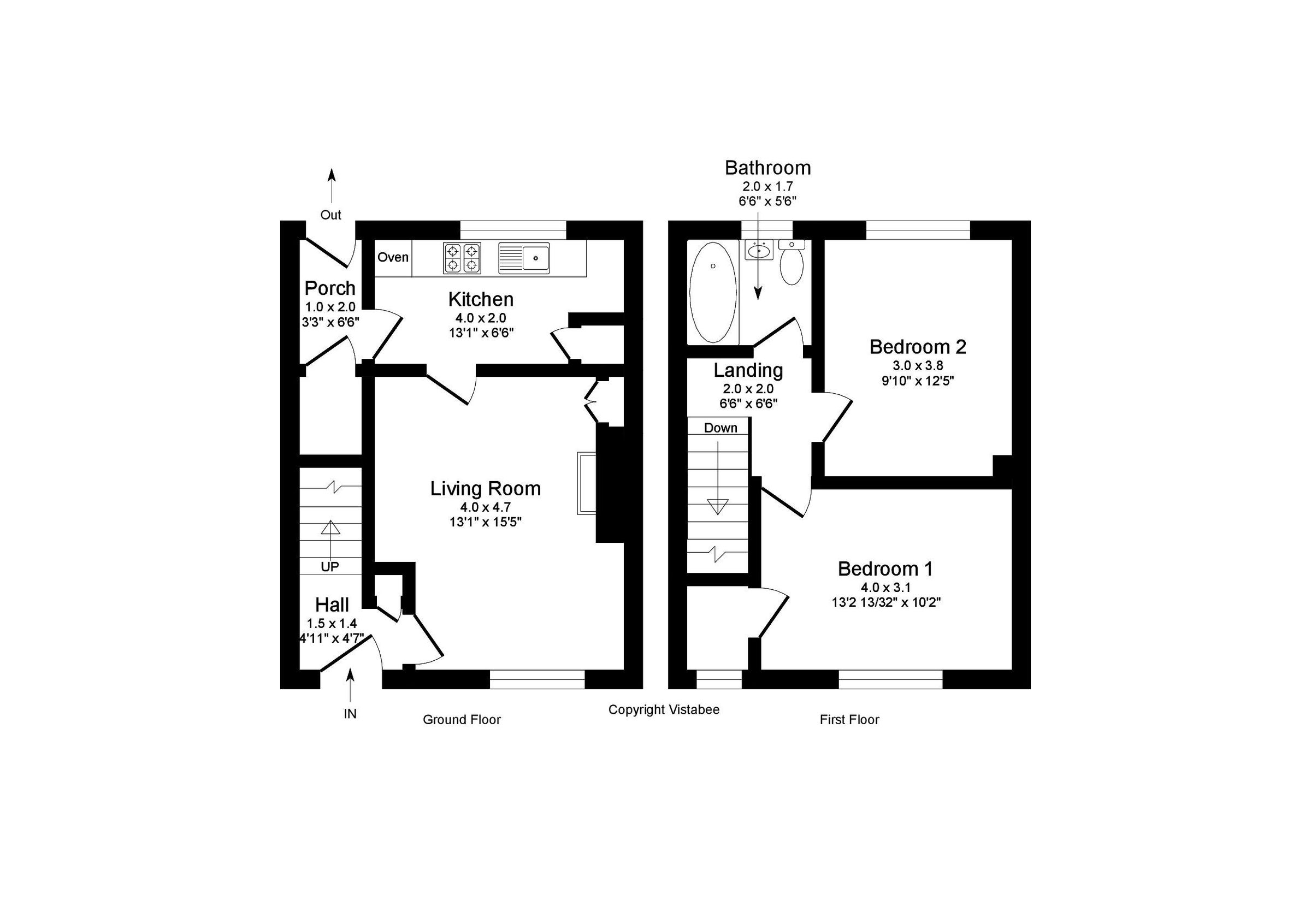 2 bed terraced house for sale in East Springfield Terrace,