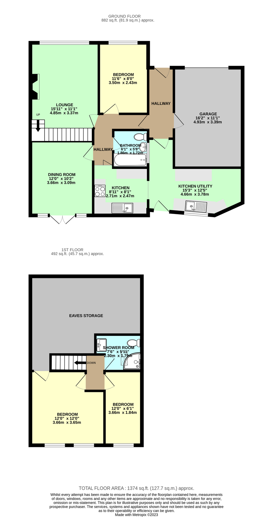 3 bed semidetached bungalow for sale in Brockfield Park Drive