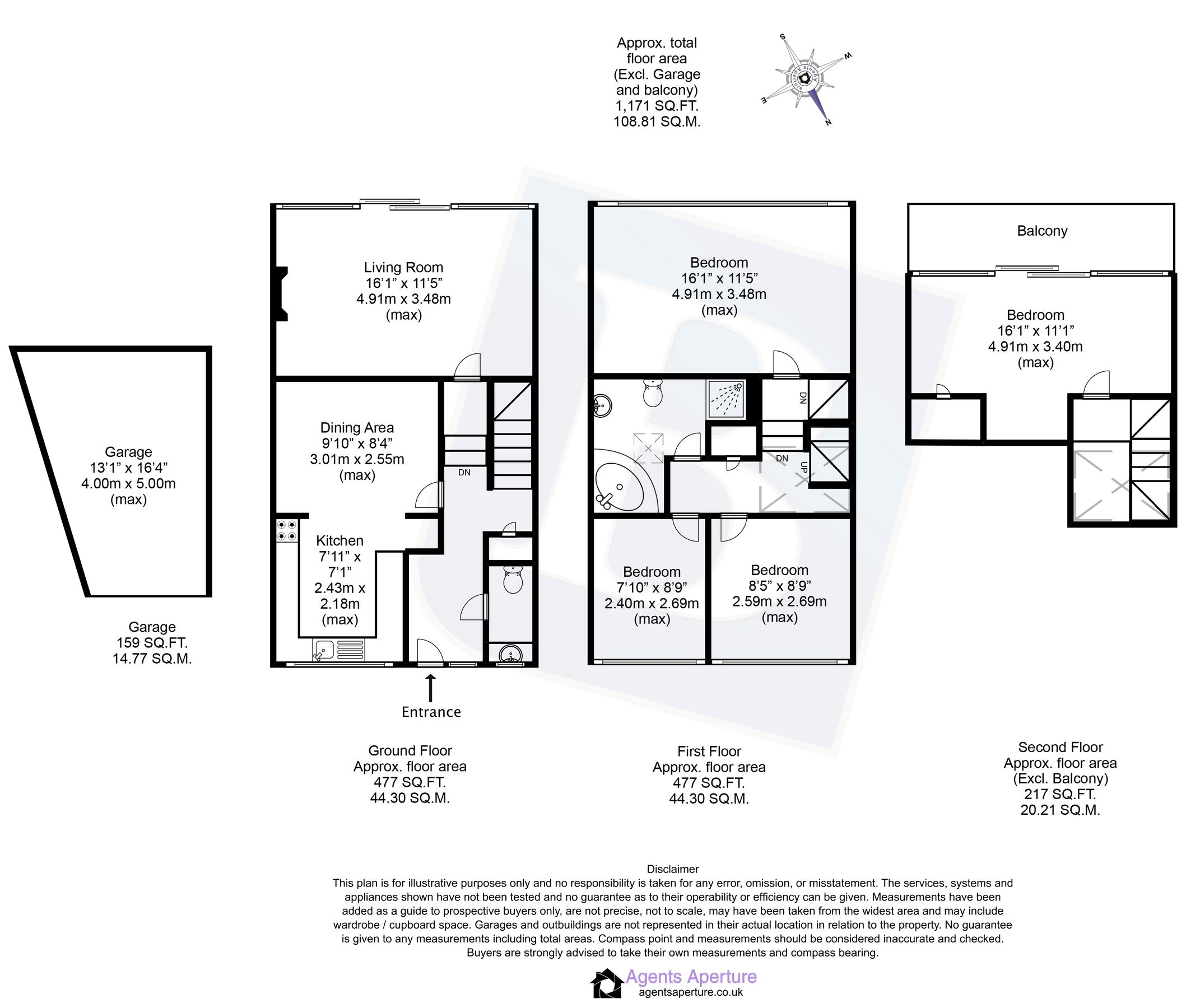 4 bed terraced house for sale in Leith Park Road, Gravesend, Kent DA12