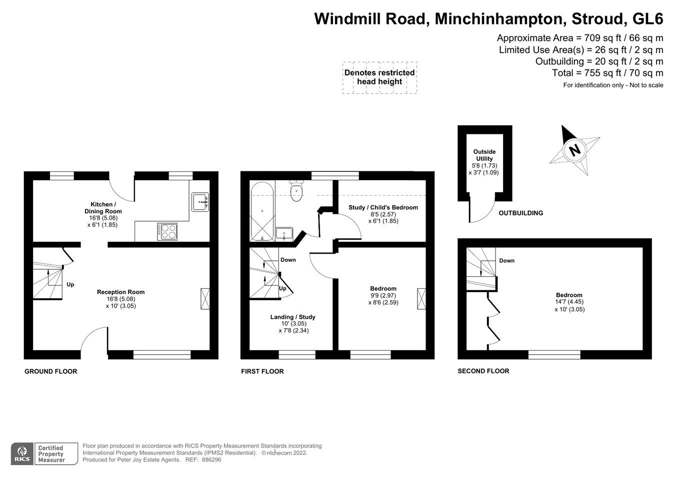 2 bed cottage for sale in Windmill Road, Minchinhampton, Stroud GL6