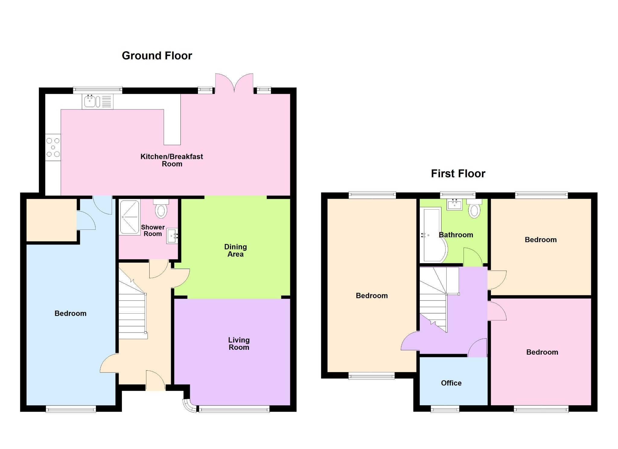 4 bed semidetached house for sale in Highfield Road, Collier Row