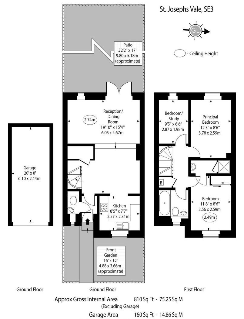 3 bed terraced house for sale in St Josephs Vale, Blackheath, London