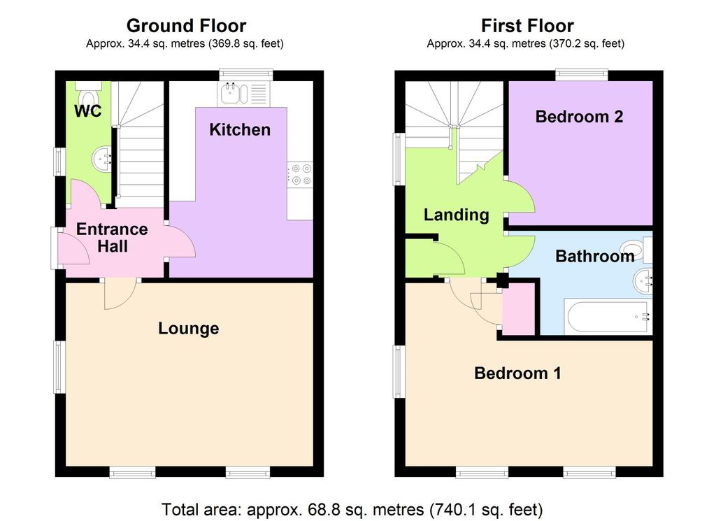 2 bed end terrace house for sale in Orchard Park, Holbeach, Spalding
