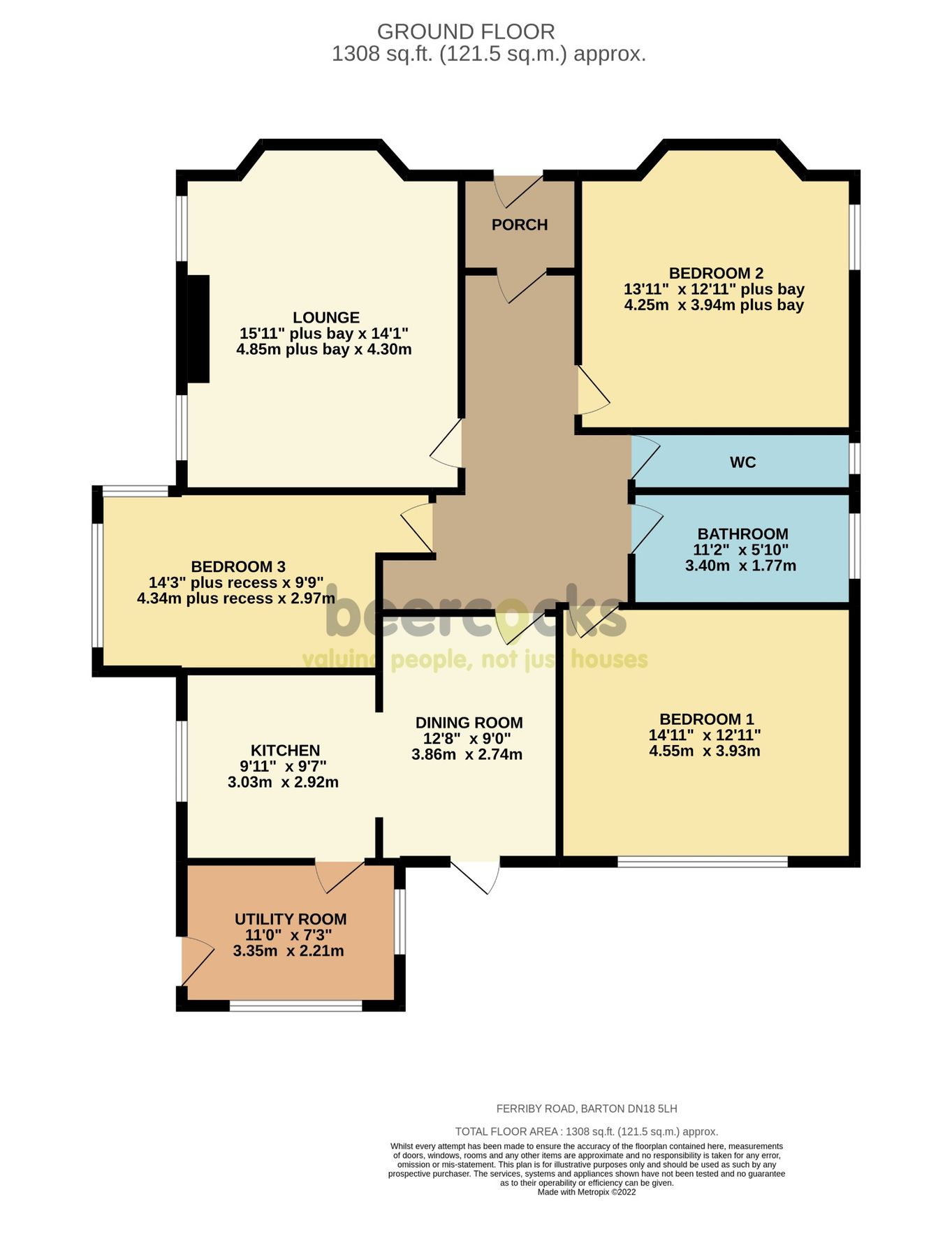 3 bed detached bungalow for sale in Ferriby Road, BartonUponHumber