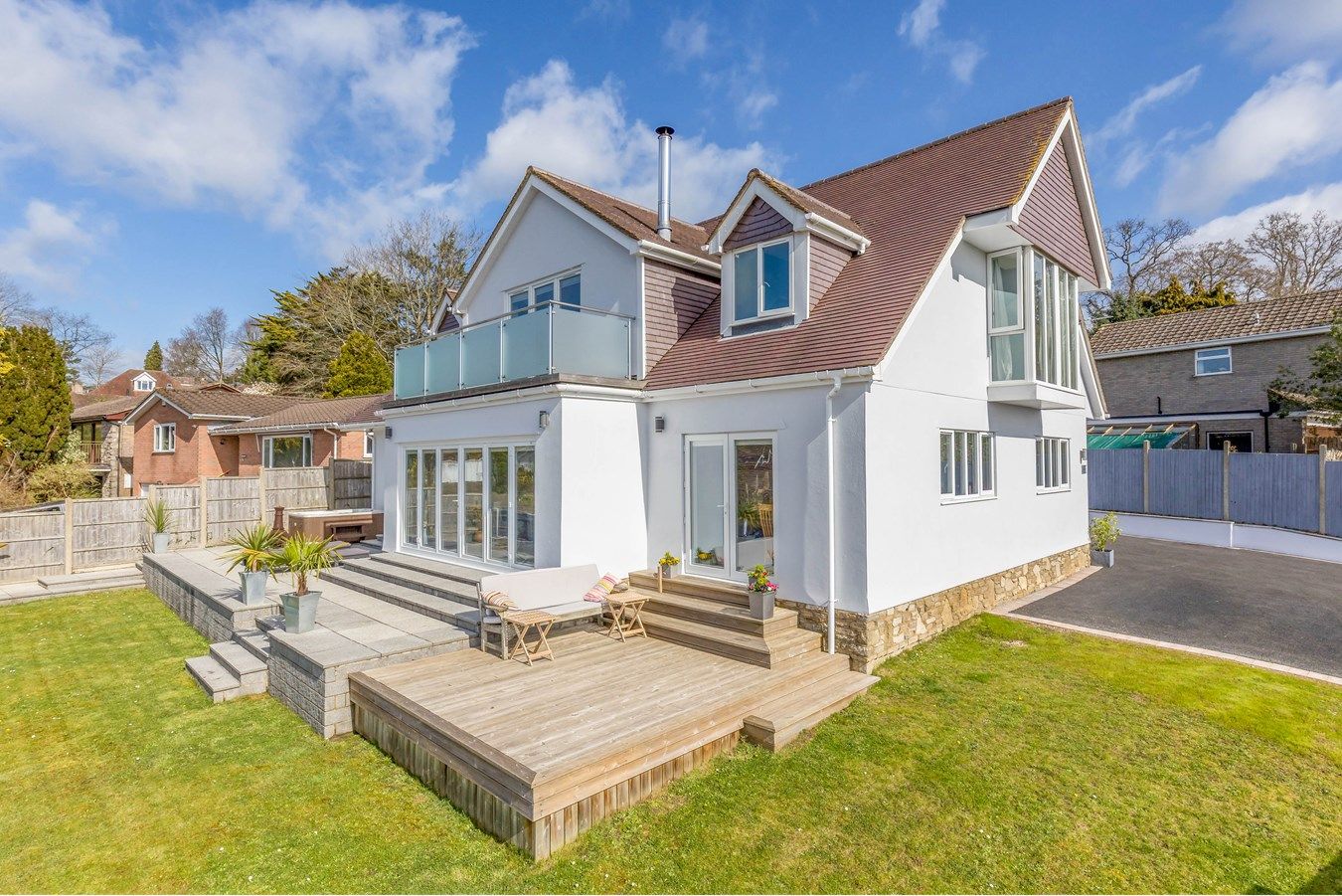 6 bed detached house for sale in Wesley Road, Colehill, Wimborne BH21