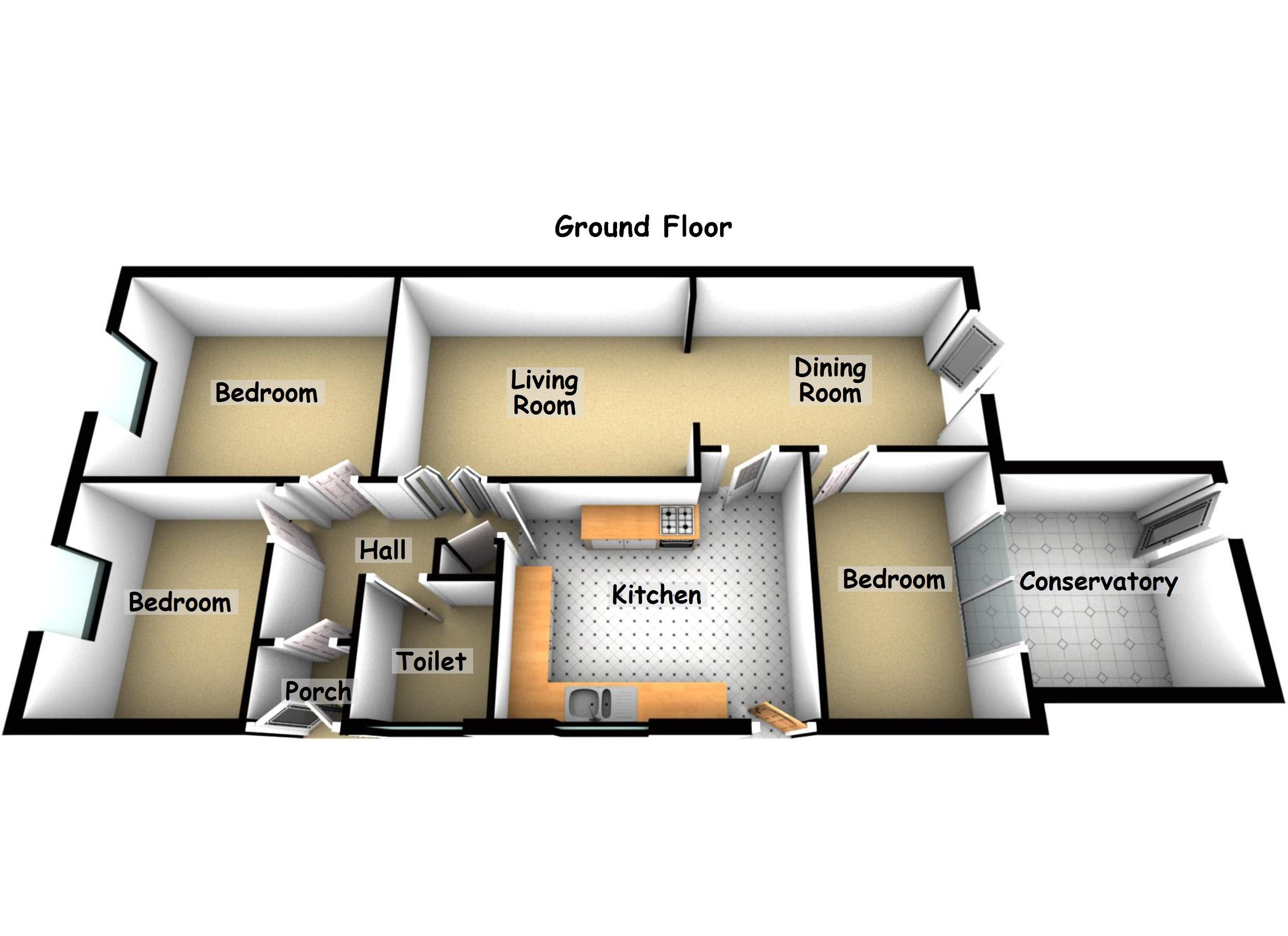 3 bed bungalow for sale in Grange Road, Longford, Coventry, 6Da CV6