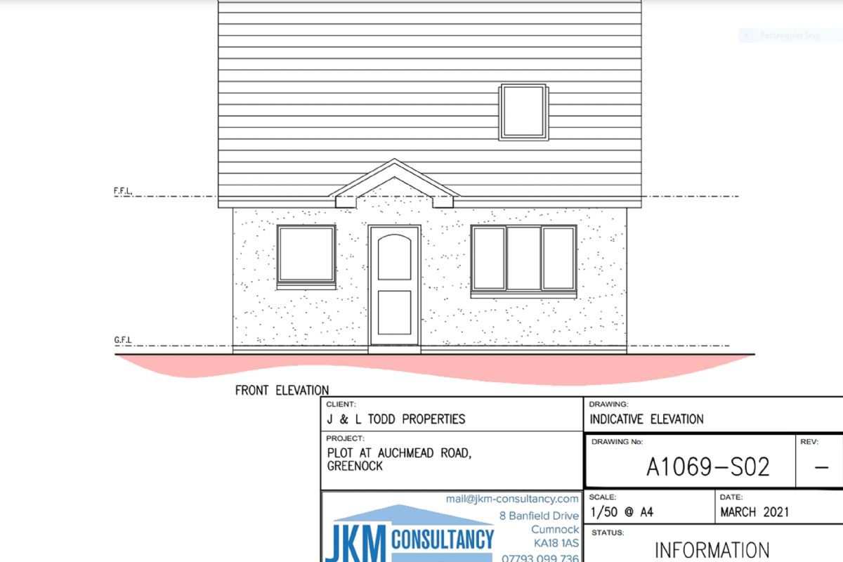 Plot At Auchmead Road, Greenock PA160Jx PA16  