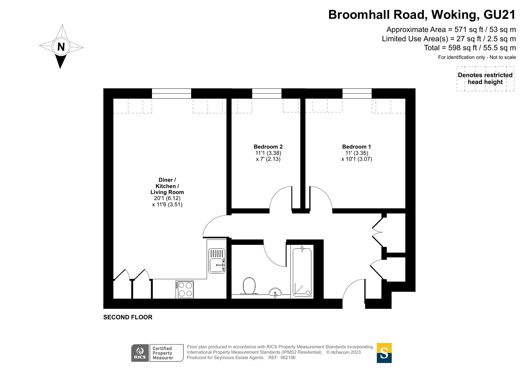 2 bed flat for sale in Broomhall Road, Horsell, Surrey GU21 Zoopla