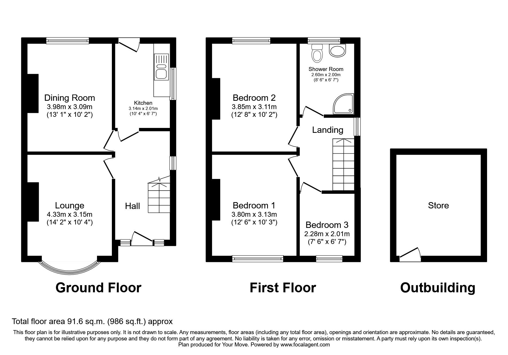3 bed semidetached house for sale in Netherley Road, Hinckley