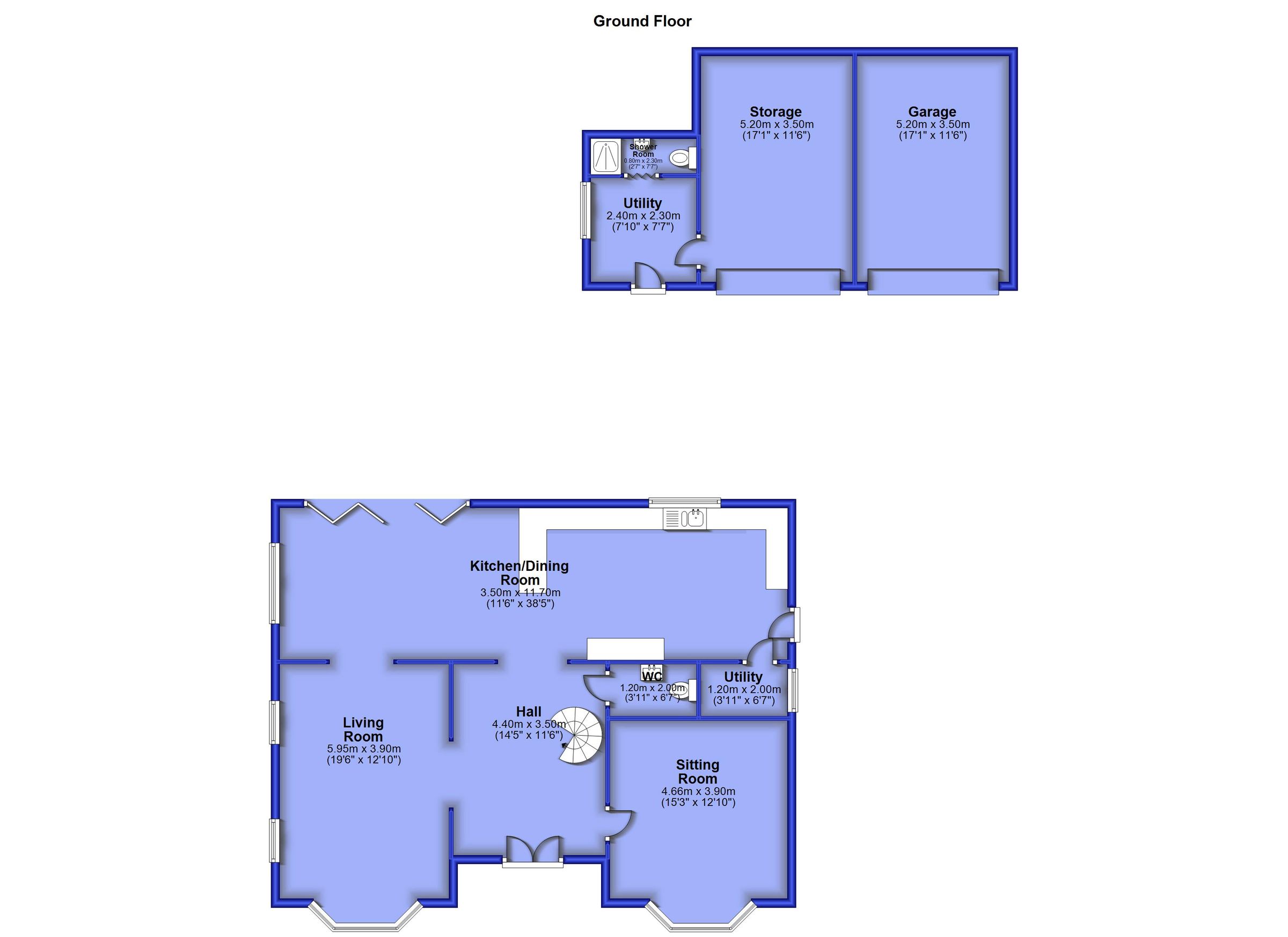 4 bed detached house for sale in Whalley Road, Samlesbury, Preston PR5