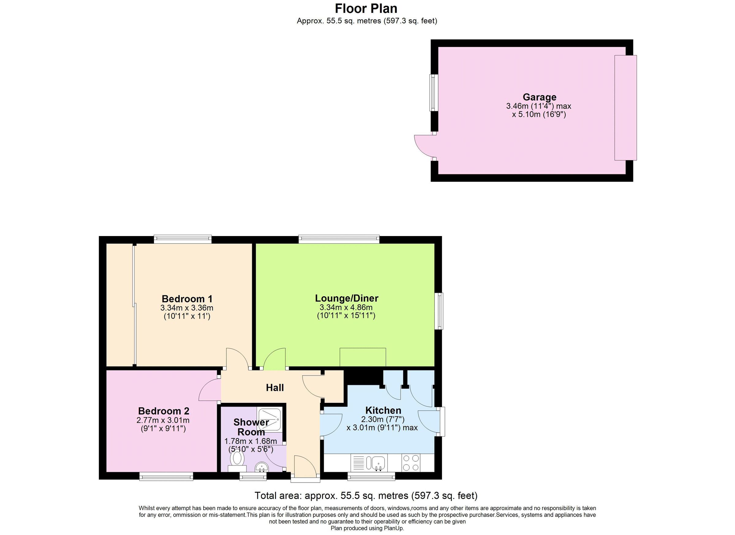 2 bed semidetached bungalow for sale in St. Lukes Road, Midsomer