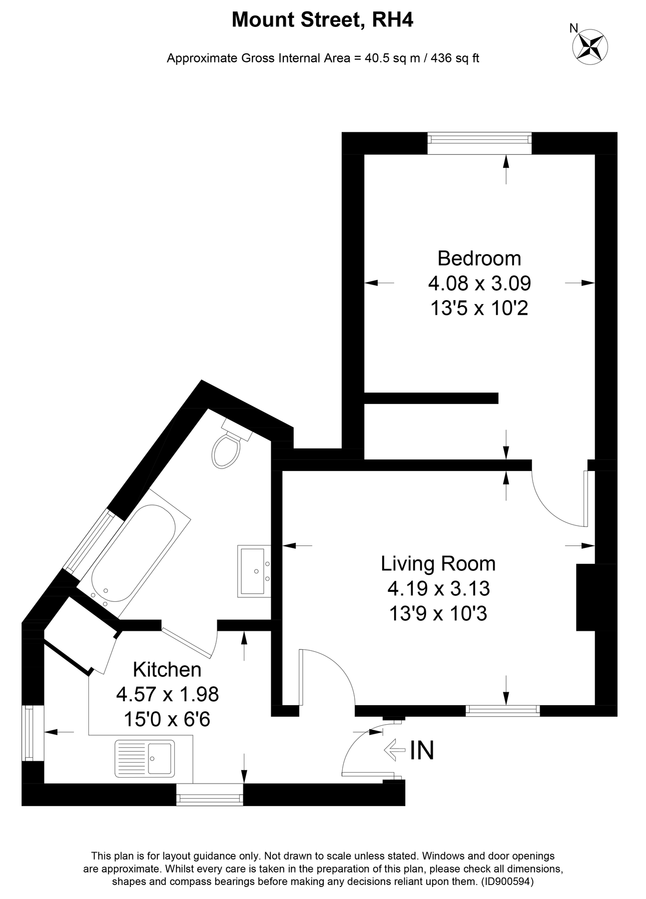 1 bed flat for sale in Mount Street, Dorking RH4 Zoopla