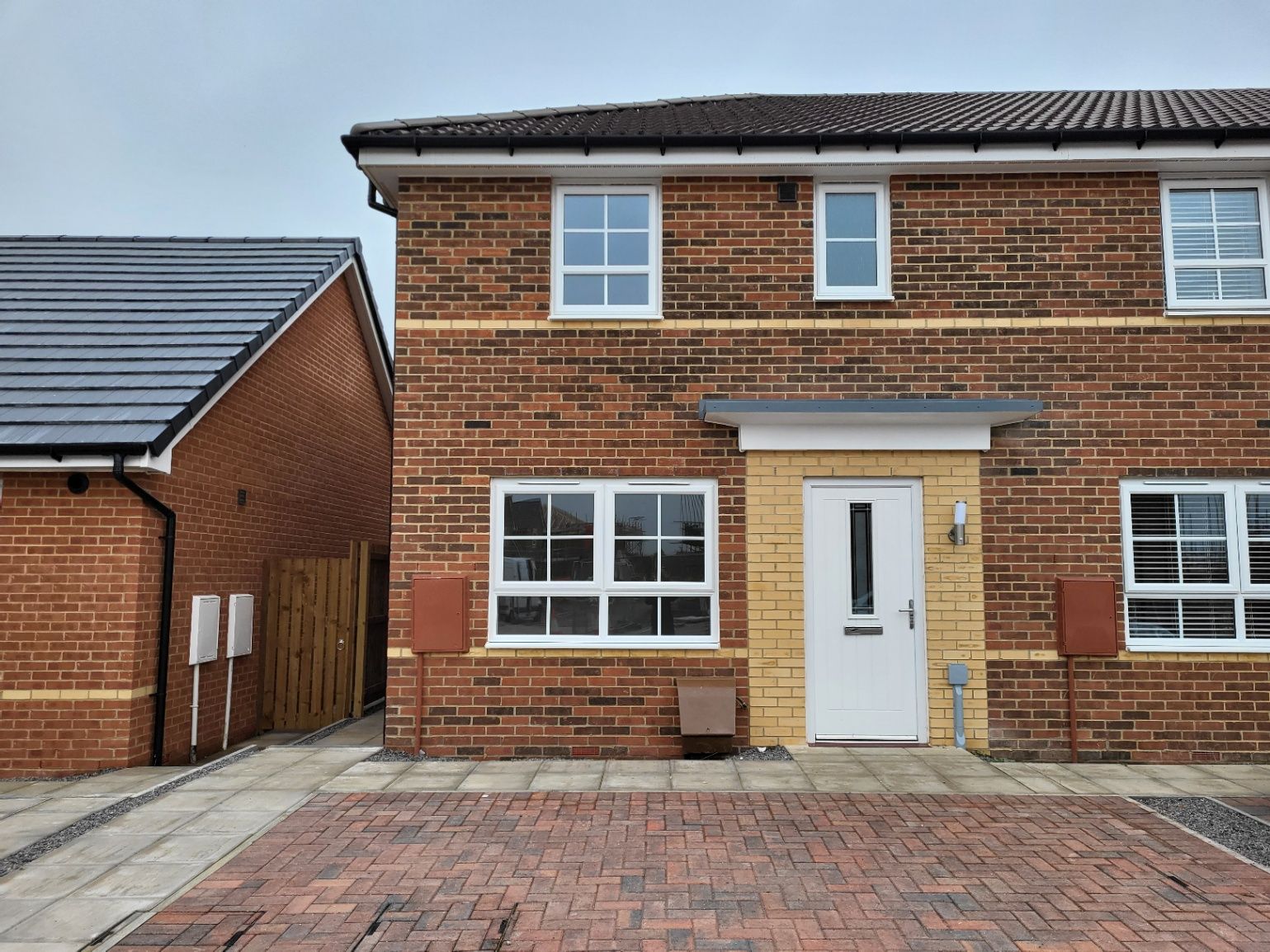 New home, 3 bed end terrace house for sale in Bluebell Drive, Pegswood