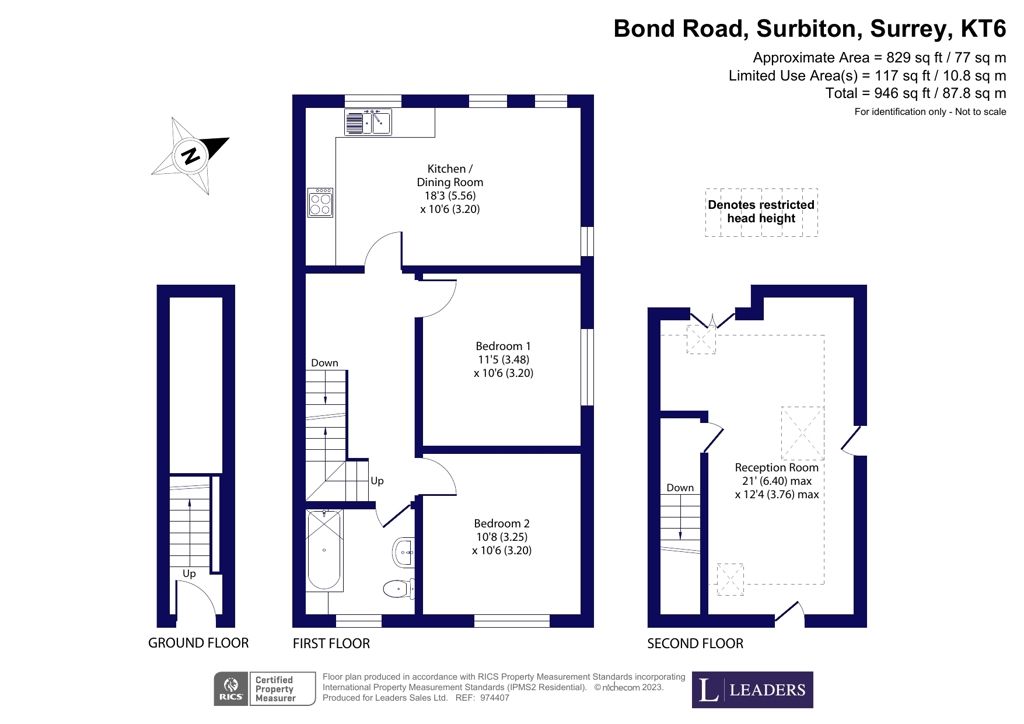2 bed for sale in Bond Road, Surbiton, Surrey KT6 Zoopla