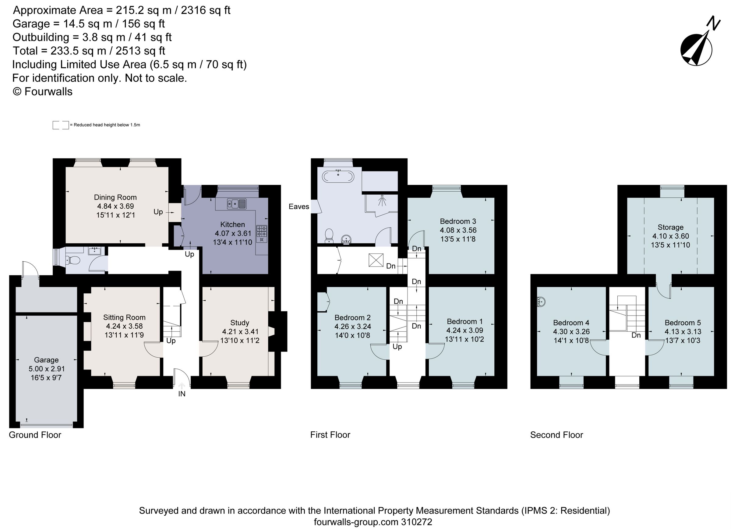 5 bed semidetached house for sale in Woodgreen, Witney, Oxfordshire