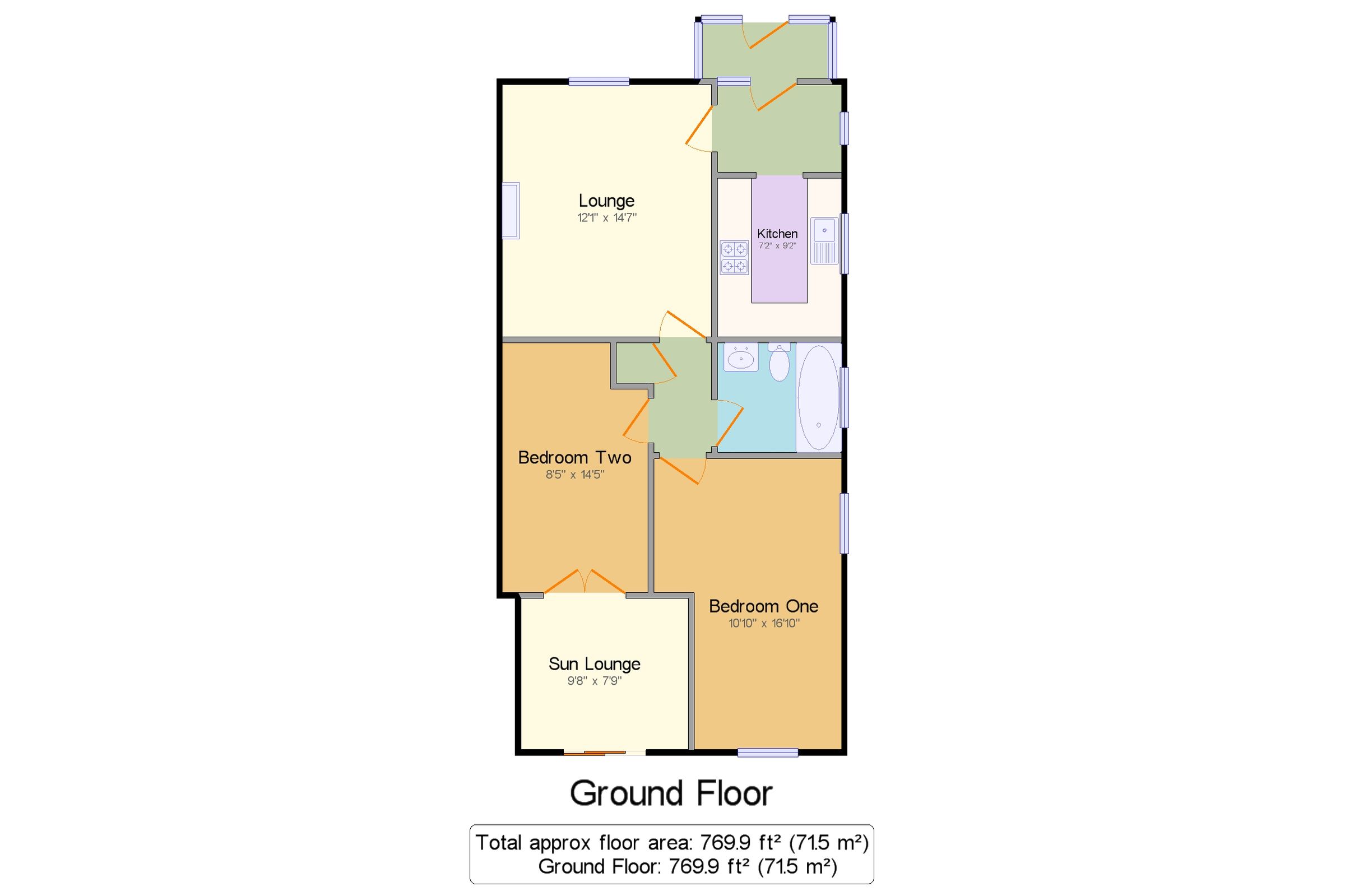2 bed bungalow for sale in Peveril Gardens, Newtown, Disley, Stockport